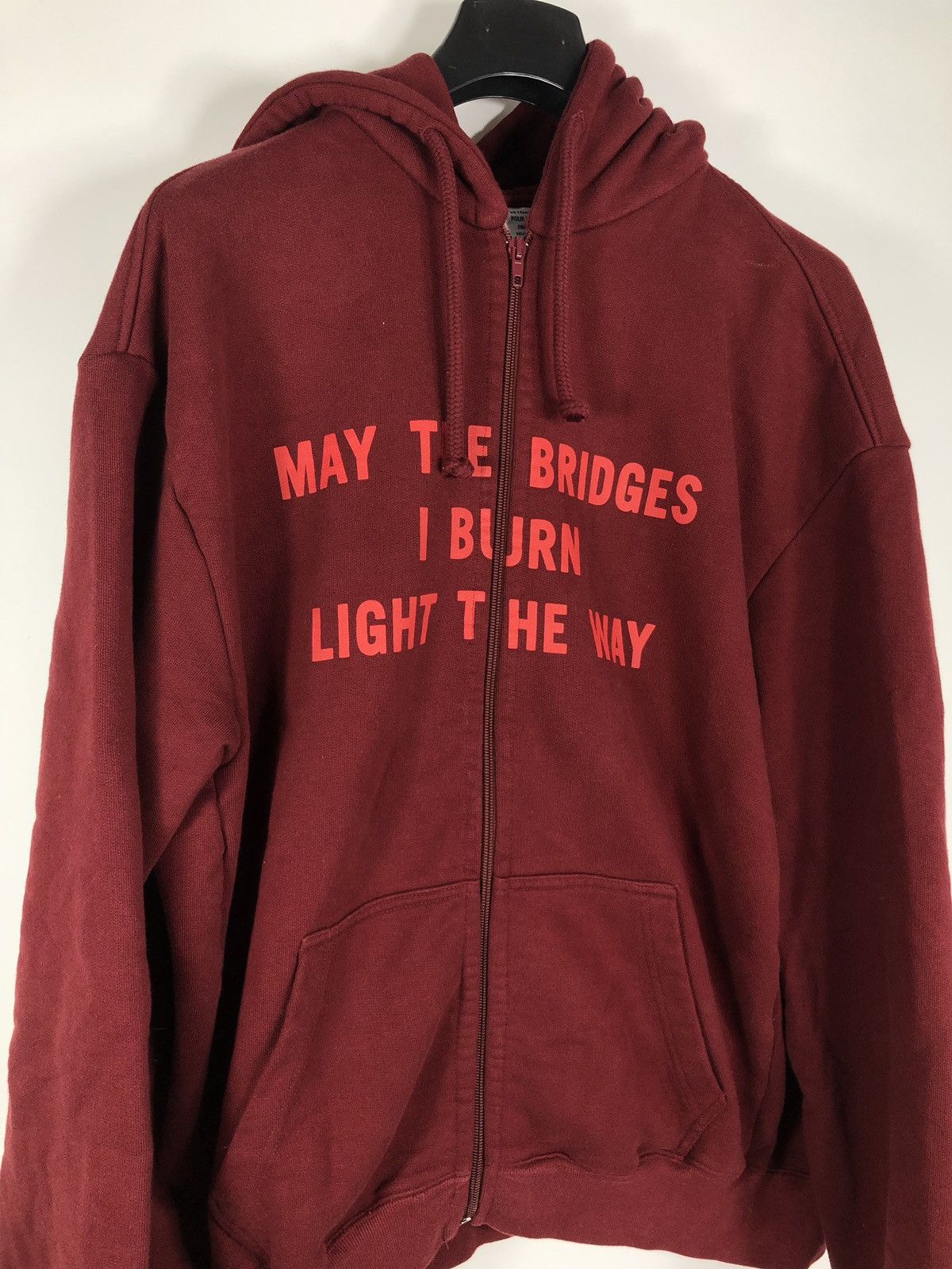 Vetements AW17 May the Bridges MTB Zip Exclusive Hoodie | Grailed