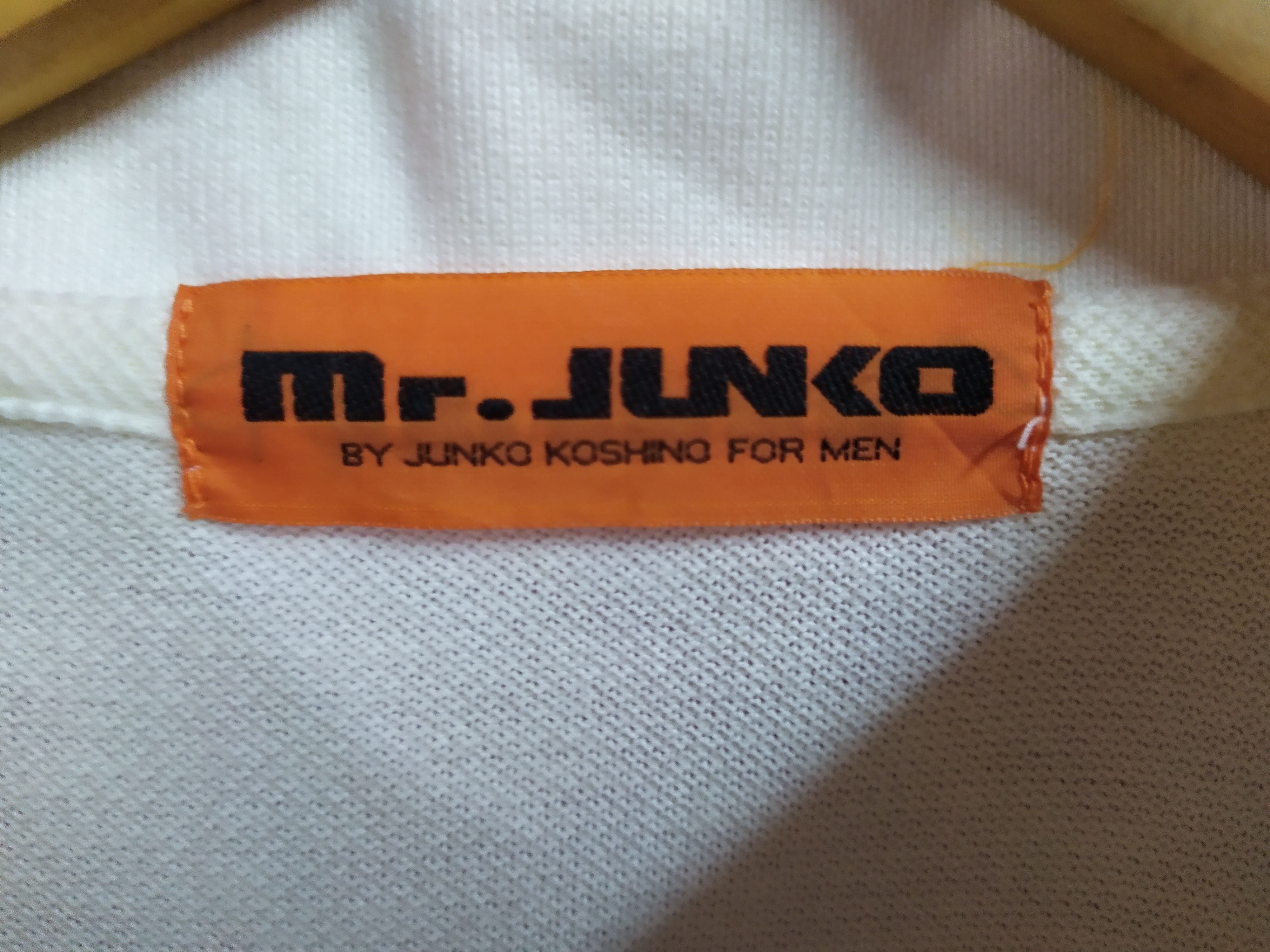 Vintage Vintage Mr. JUNKO Long Sleeve Polo Shirt by Junko Koshino Size US L / EU 52-54 / 3 - 4 Thumbnail