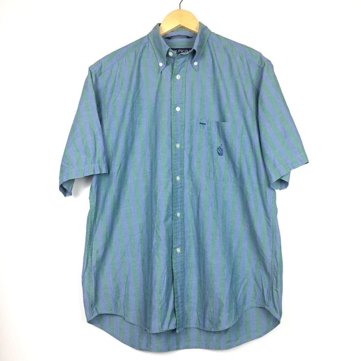 Nautica Nautica Vertical Striped Button Front Shirt Size US M / EU 48-50 / 2 - 1 Thumbnail