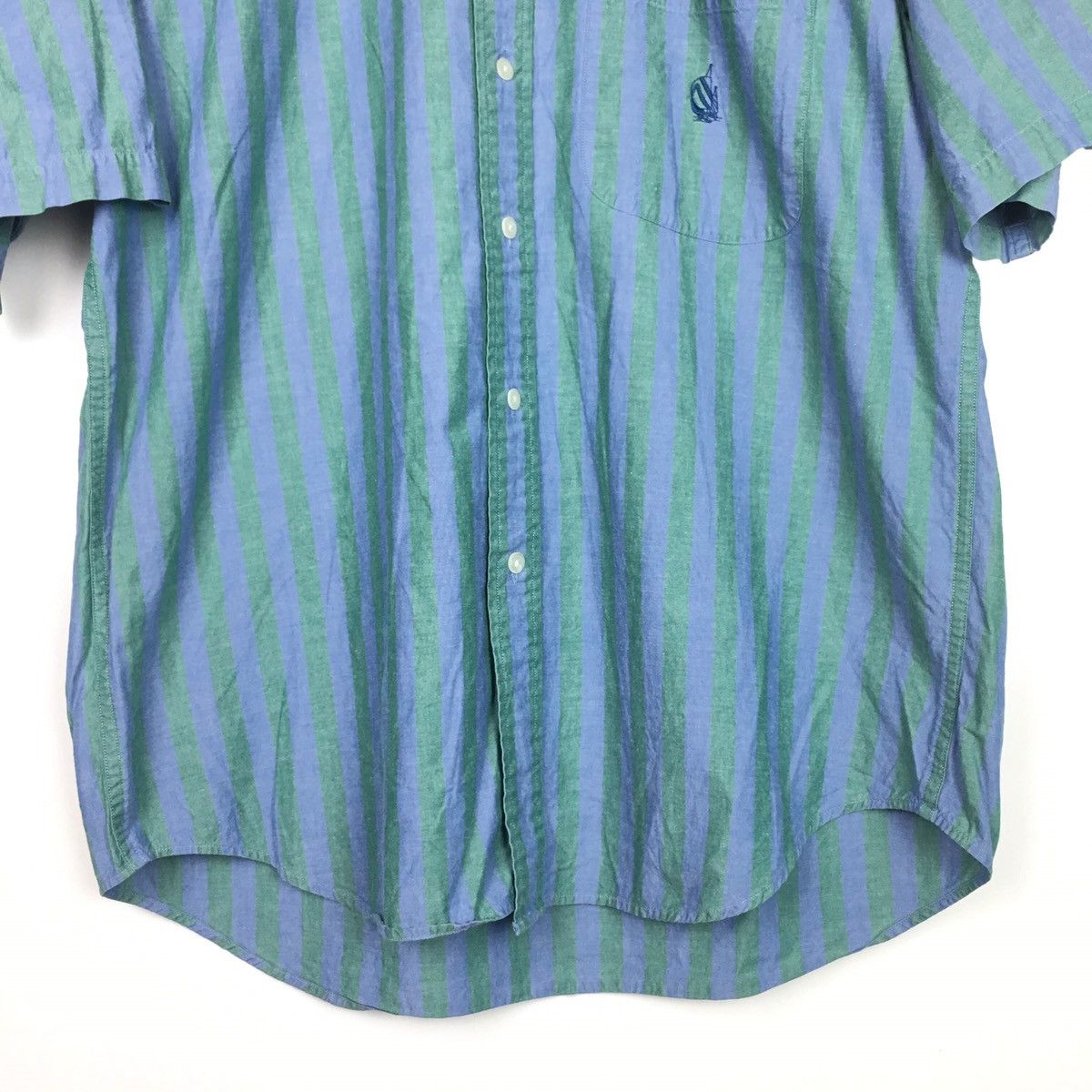 Nautica Nautica Vertical Striped Button Front Shirt Size US M / EU 48-50 / 2 - 3 Thumbnail