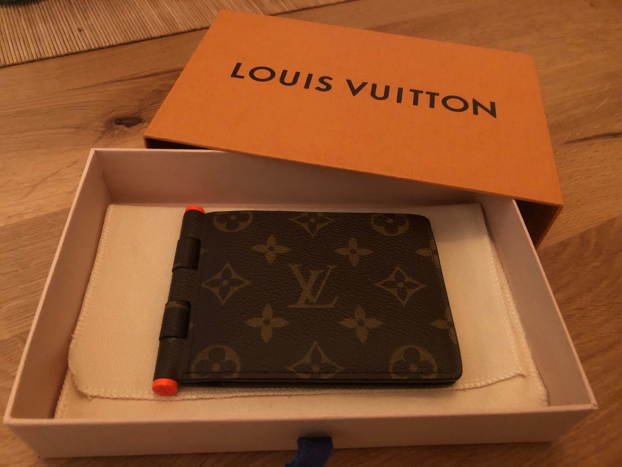 Louis Vuitton Virgil Abloh Hinge Multiple Wallet