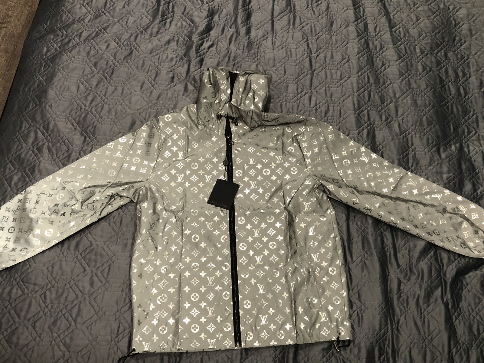 Louis Vuitton Reflective lv jacket Grailed