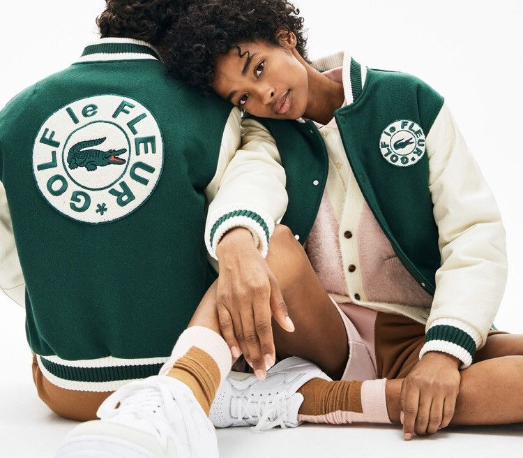 Lacoste Lacoste Golf Le Fleur Teddy Varsity Jacket Grailed