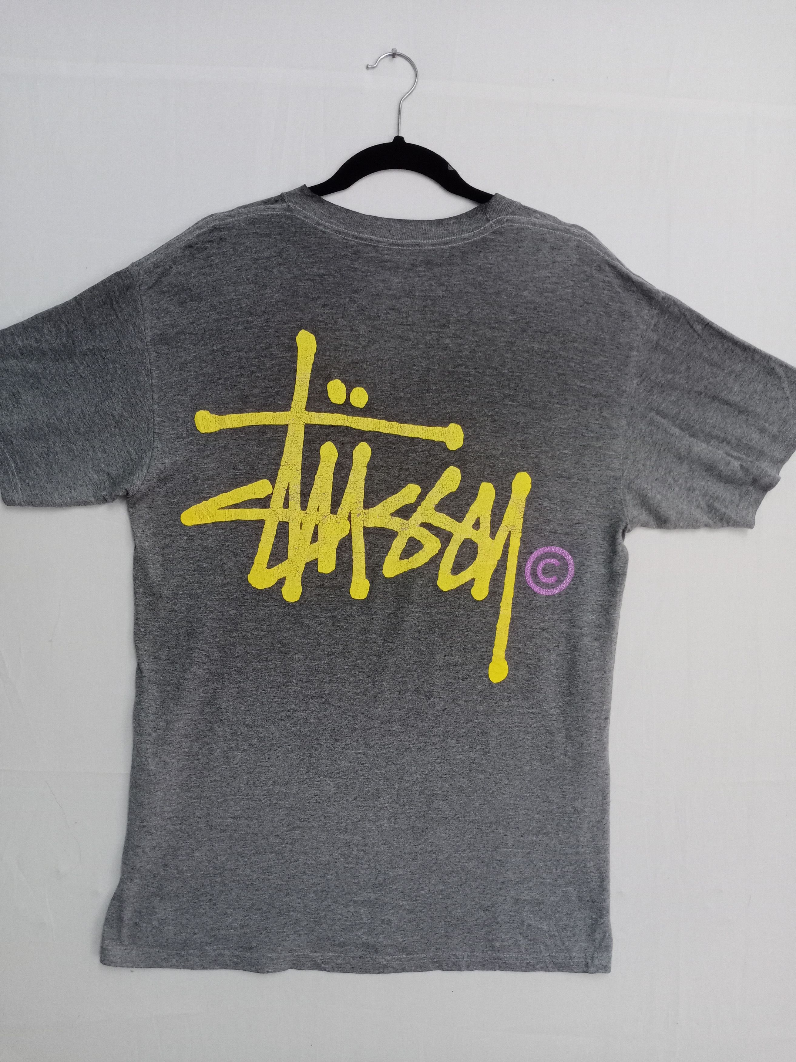 Stussy × Vintage 💥💥Vintage 90s STUSSY Big Logo at Back tshirt Size US M / EU 48-50 / 2 - 2 Thumbnail