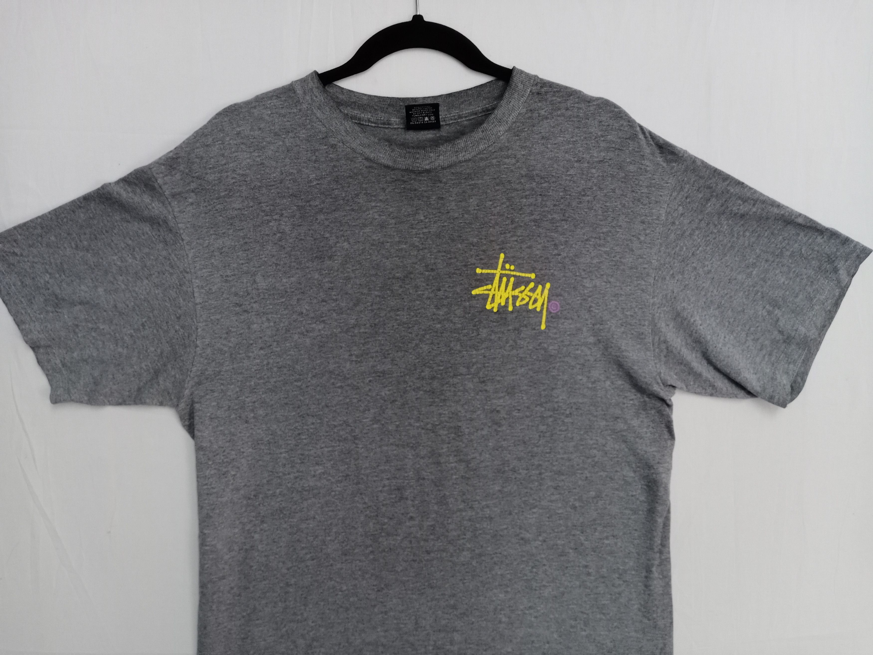 Stussy × Vintage 💥💥Vintage 90s STUSSY Big Logo at Back tshirt Size US M / EU 48-50 / 2 - 6 Thumbnail