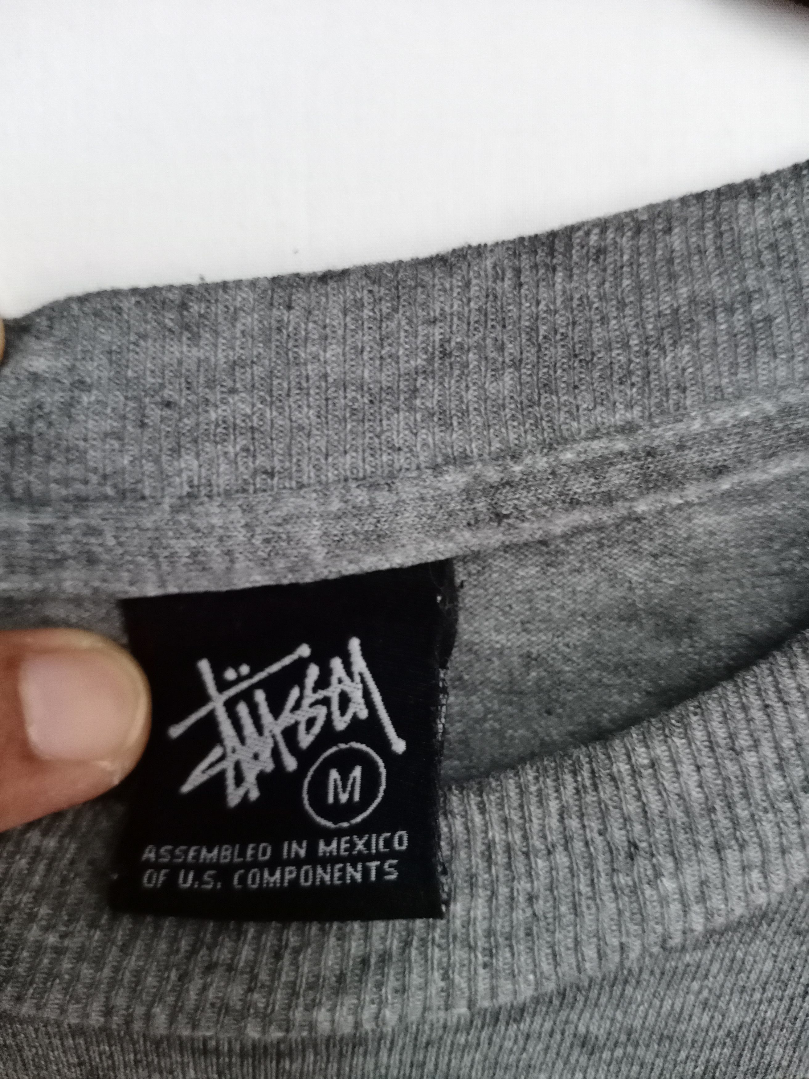 Stussy × Vintage 💥💥Vintage 90s STUSSY Big Logo at Back tshirt Size US M / EU 48-50 / 2 - 4 Thumbnail