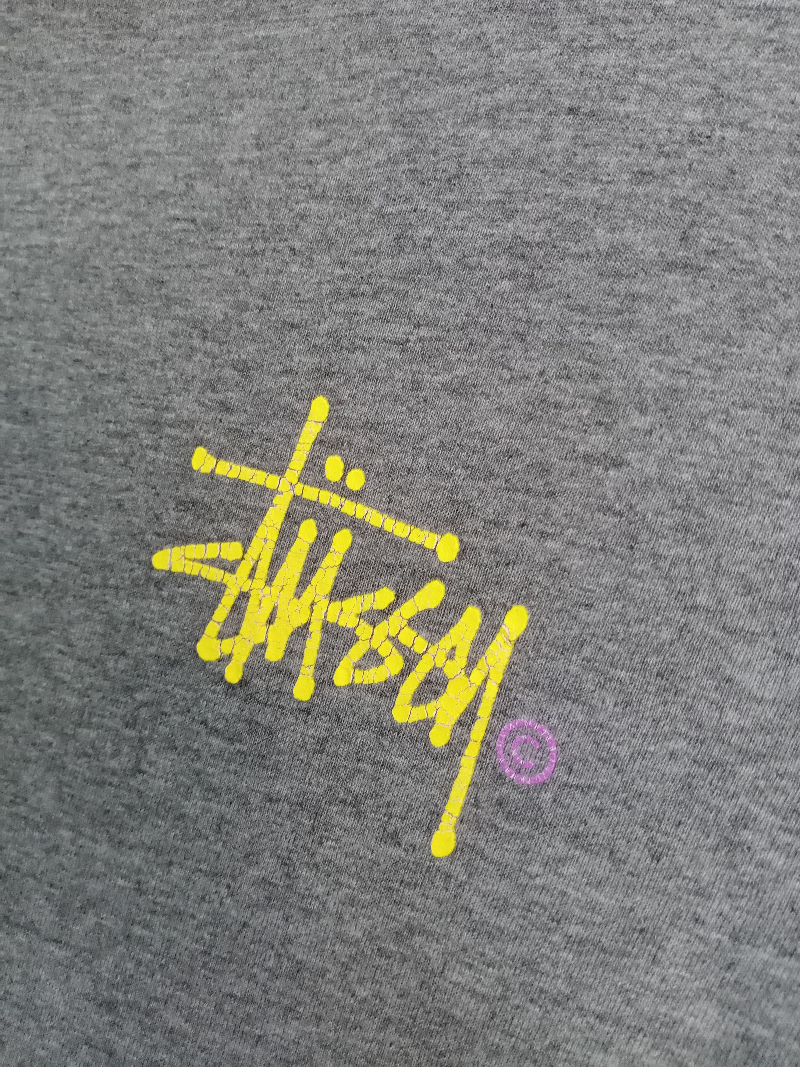 Stussy × Vintage 💥💥Vintage 90s STUSSY Big Logo at Back tshirt Size US M / EU 48-50 / 2 - 5 Thumbnail