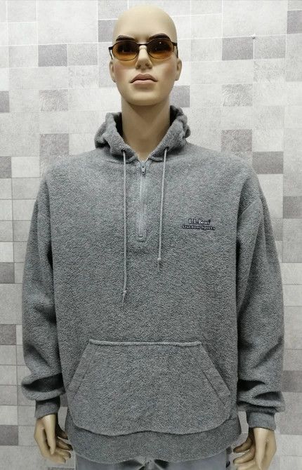 L.L. Bean 🔥RARE! LL Bean Big Logo Fleece/ Polyester Pullover Size US XL / EU 56 / 4 - 6 Thumbnail