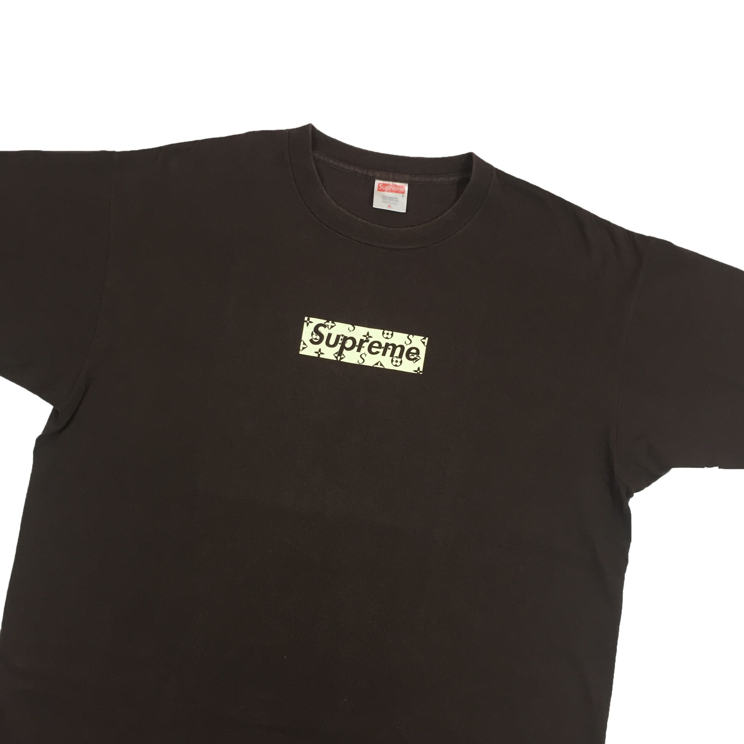 Supreme Supreme monogram box logo tee | Grailed