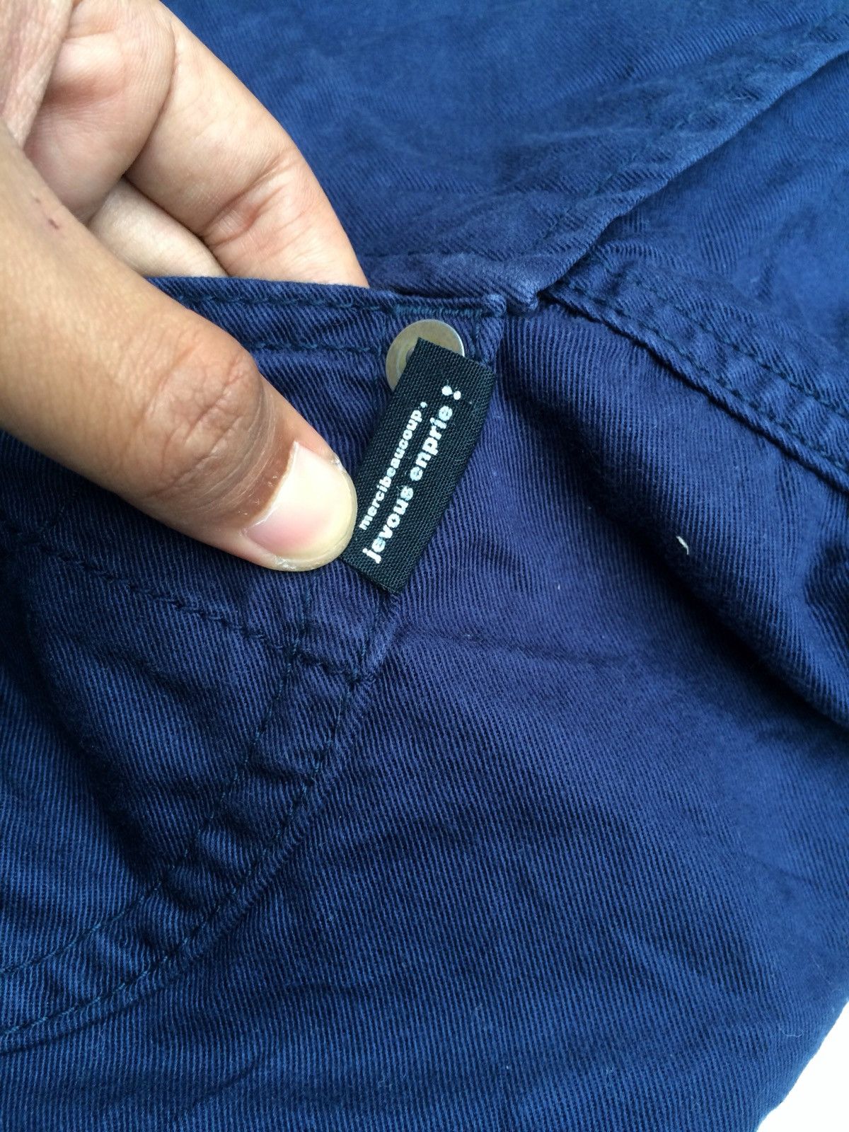 Indigo × Japanese Brand × mercibeaucoup Ex Issey Miyake Designer Mercibeaucoup Jevous Enprie Pant Size US 29 - 3 Thumbnail