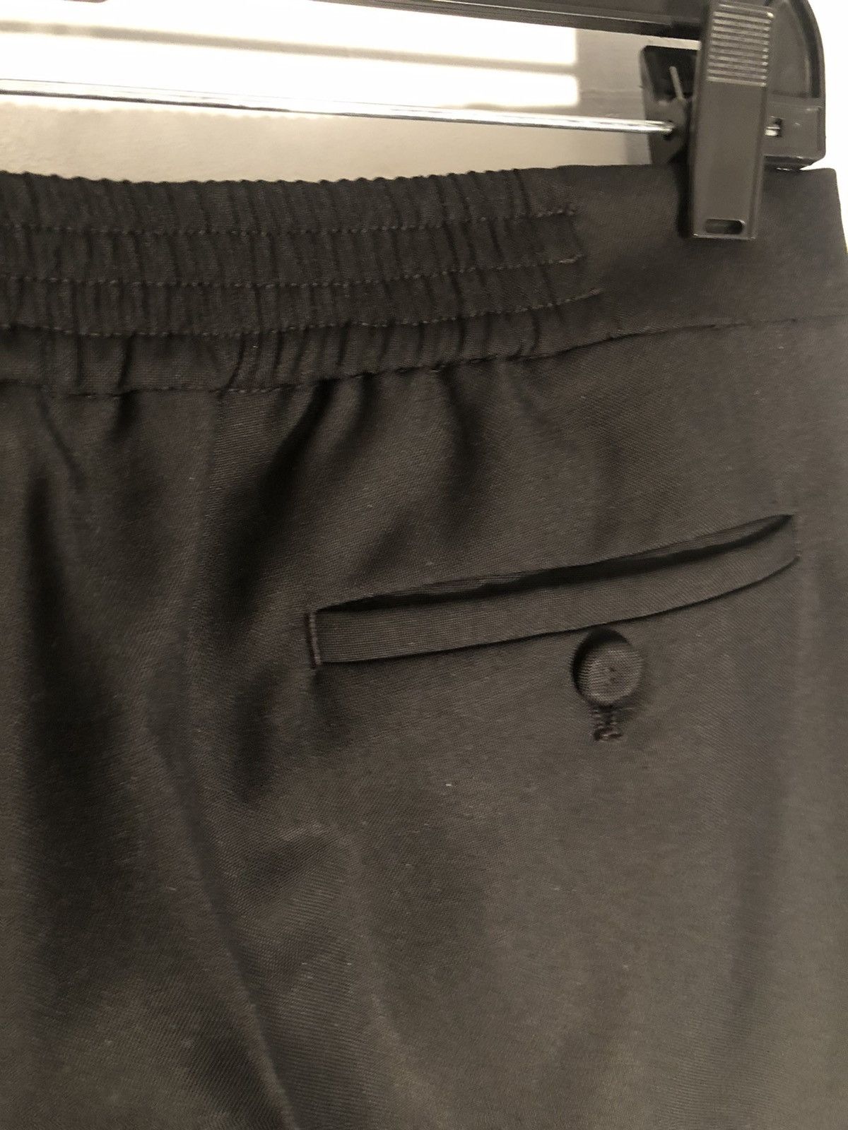 Raf Simons $685 Elastic Waist Wool Trousers Size US 32 / EU 48 - 4 Thumbnail