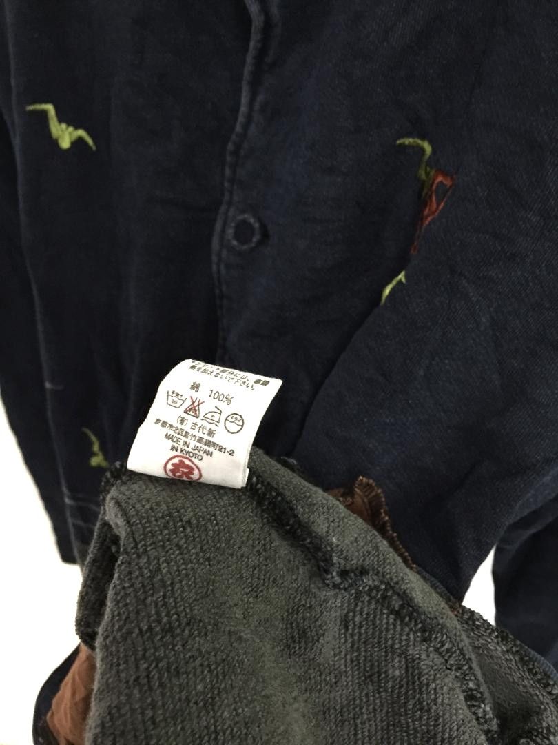 Japanese Brand Verry rare long sleeve indigo skull japanese traditional Size US M / EU 48-50 / 2 - 8 Thumbnail