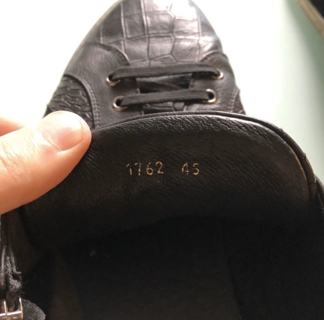 John Richmond John Richmond crocodile sneakers | Grailed