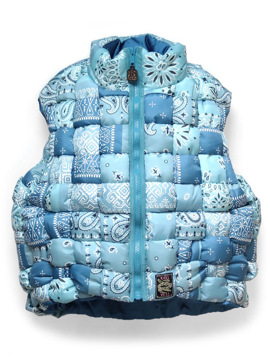 Kapital Kapital Bandana Woven Nylon KEEL Down Vest Size US XL / EU 56 / 4 - 1 Thumbnail