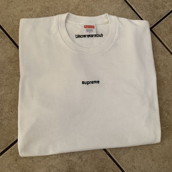 Supreme ftw best sale tee white