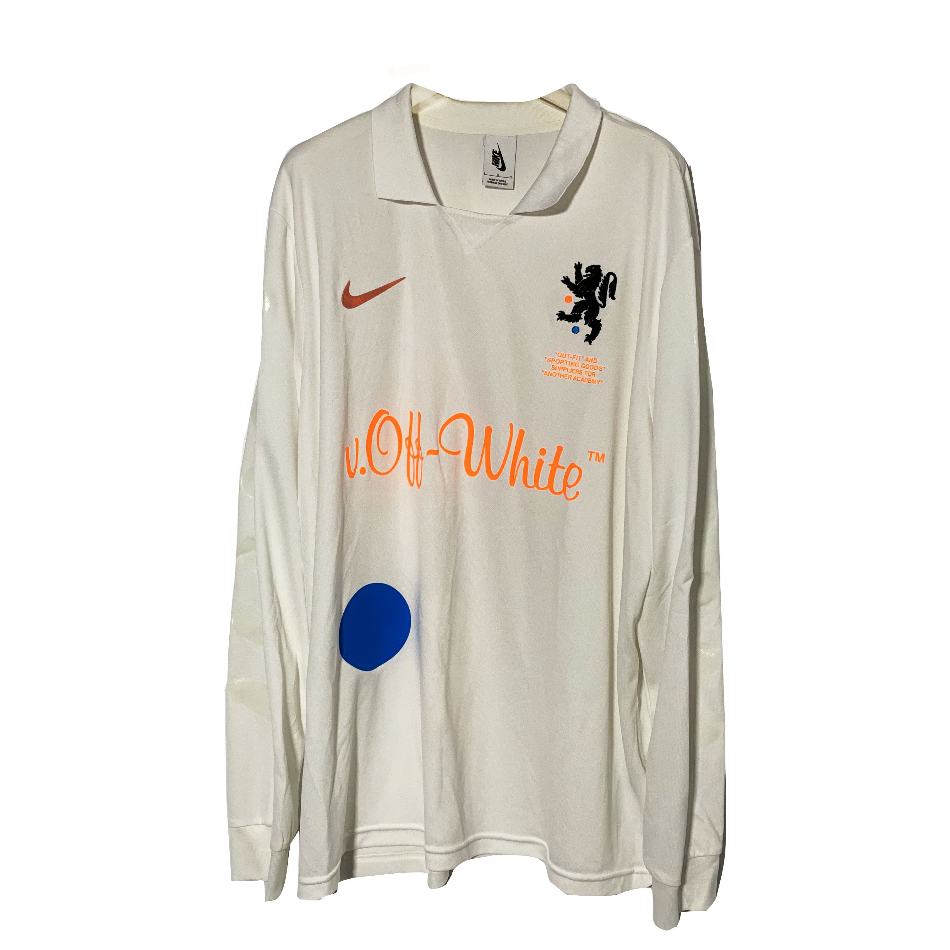 Off white nike football shirt best sale