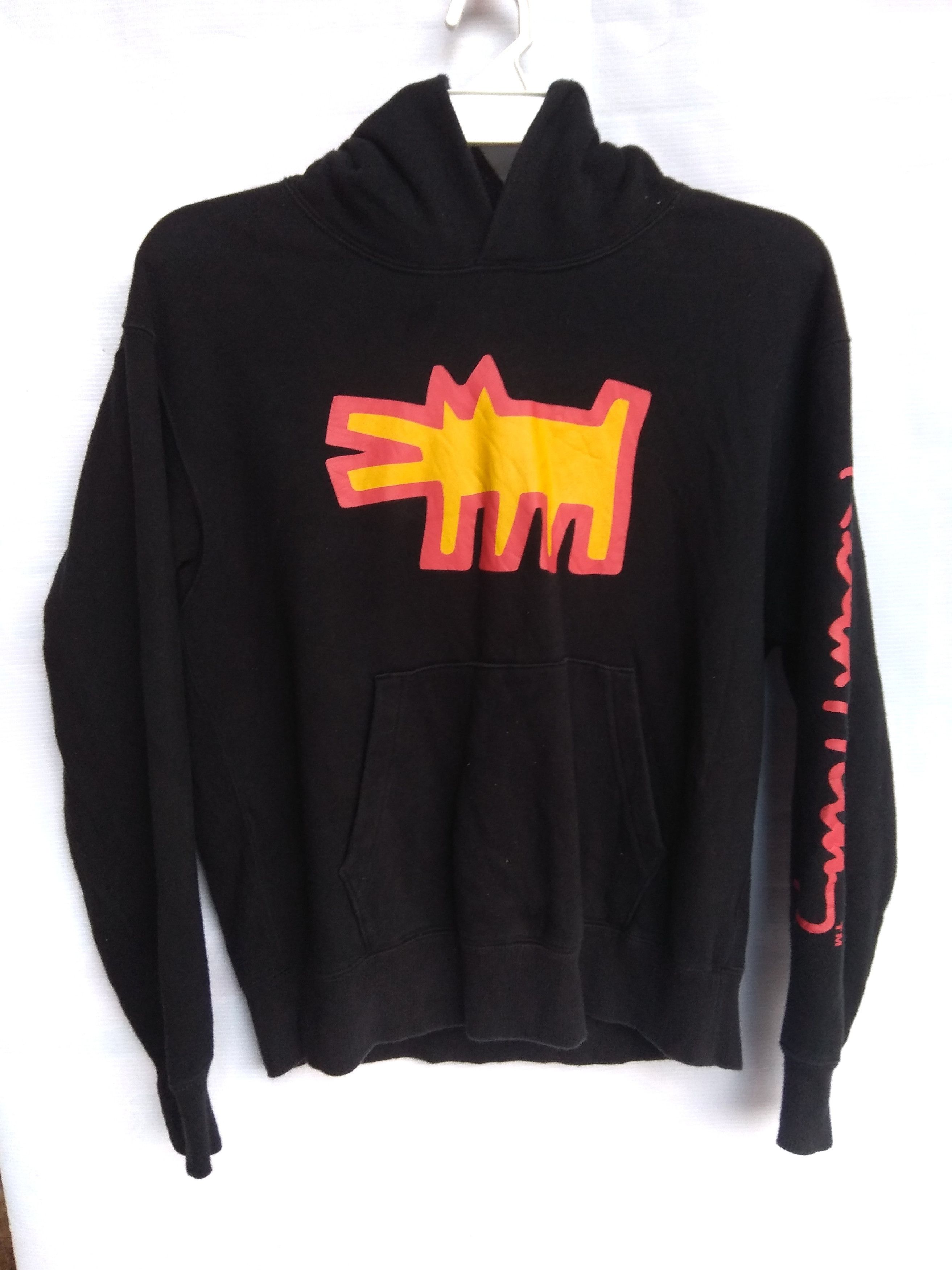 Keith Haring Uniqlo uniqlo SPRZ NY Keith Haring hoodie with iconic big logo s Grailed