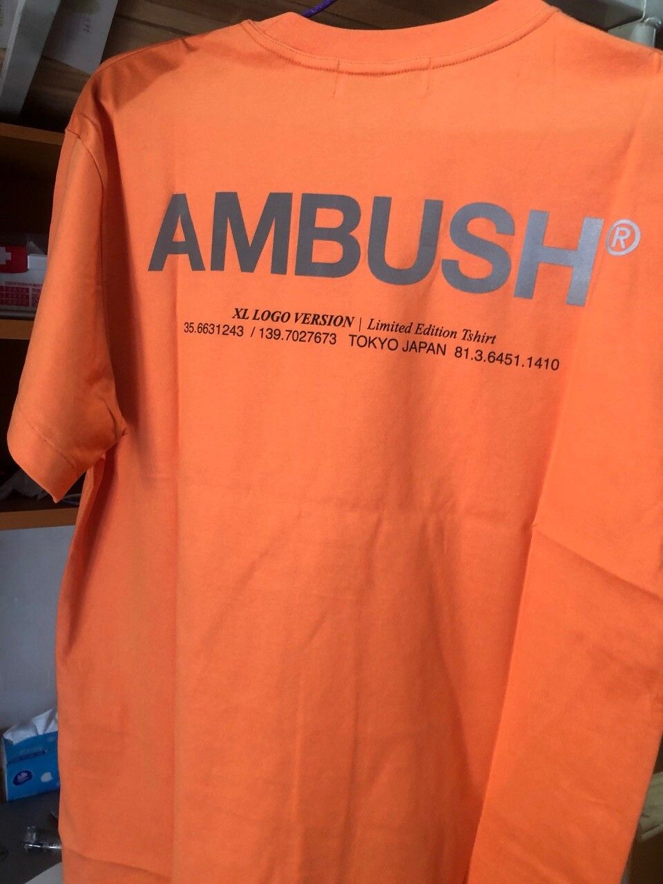 Ambush Men's Printed T-Shirt - Orange - Short Sleeve T-shirts