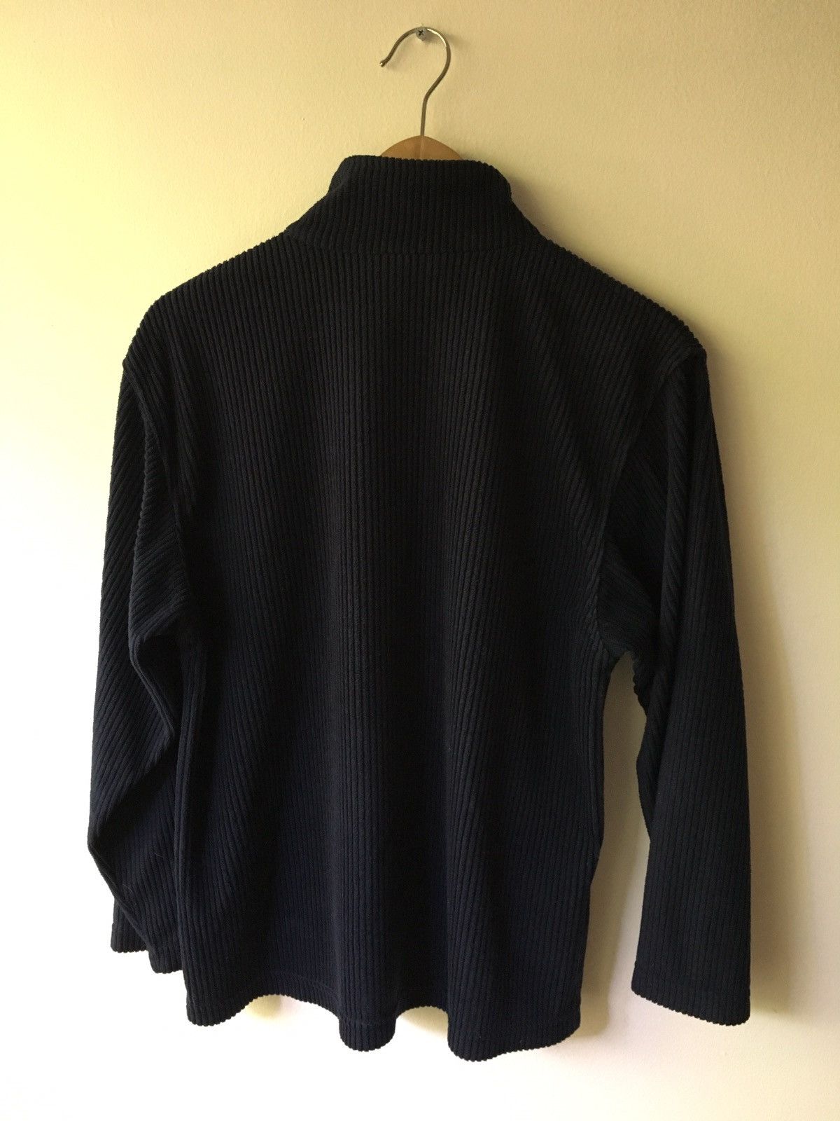 Vintage Corduroy Zipper Jacket Bomber Mock Turtle 90s Y2K Ivy Prep Size US M / EU 48-50 / 2 - 2 Thumbnail