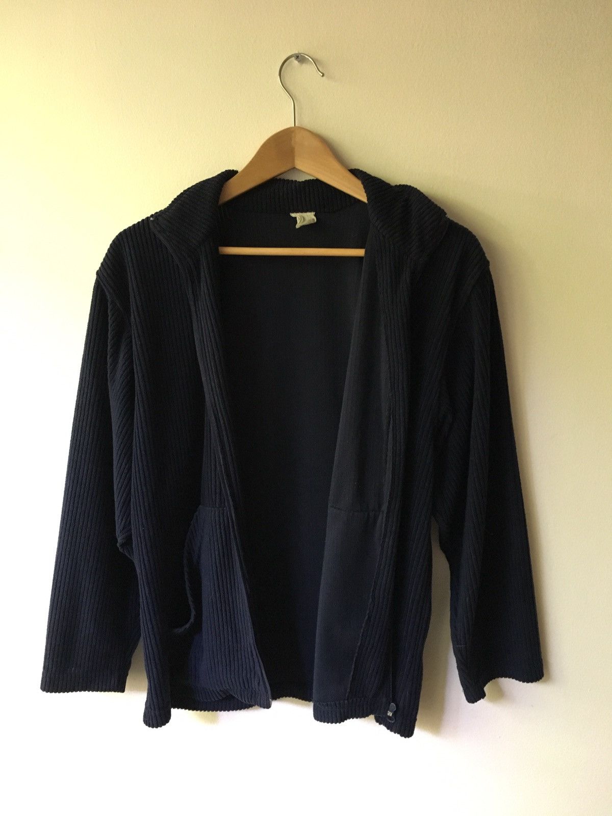Vintage Corduroy Zipper Jacket Bomber Mock Turtle 90s Y2K Ivy Prep Size US M / EU 48-50 / 2 - 3 Thumbnail