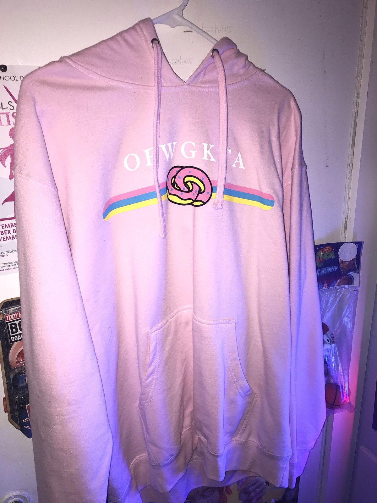 Odd future hoodie pink online