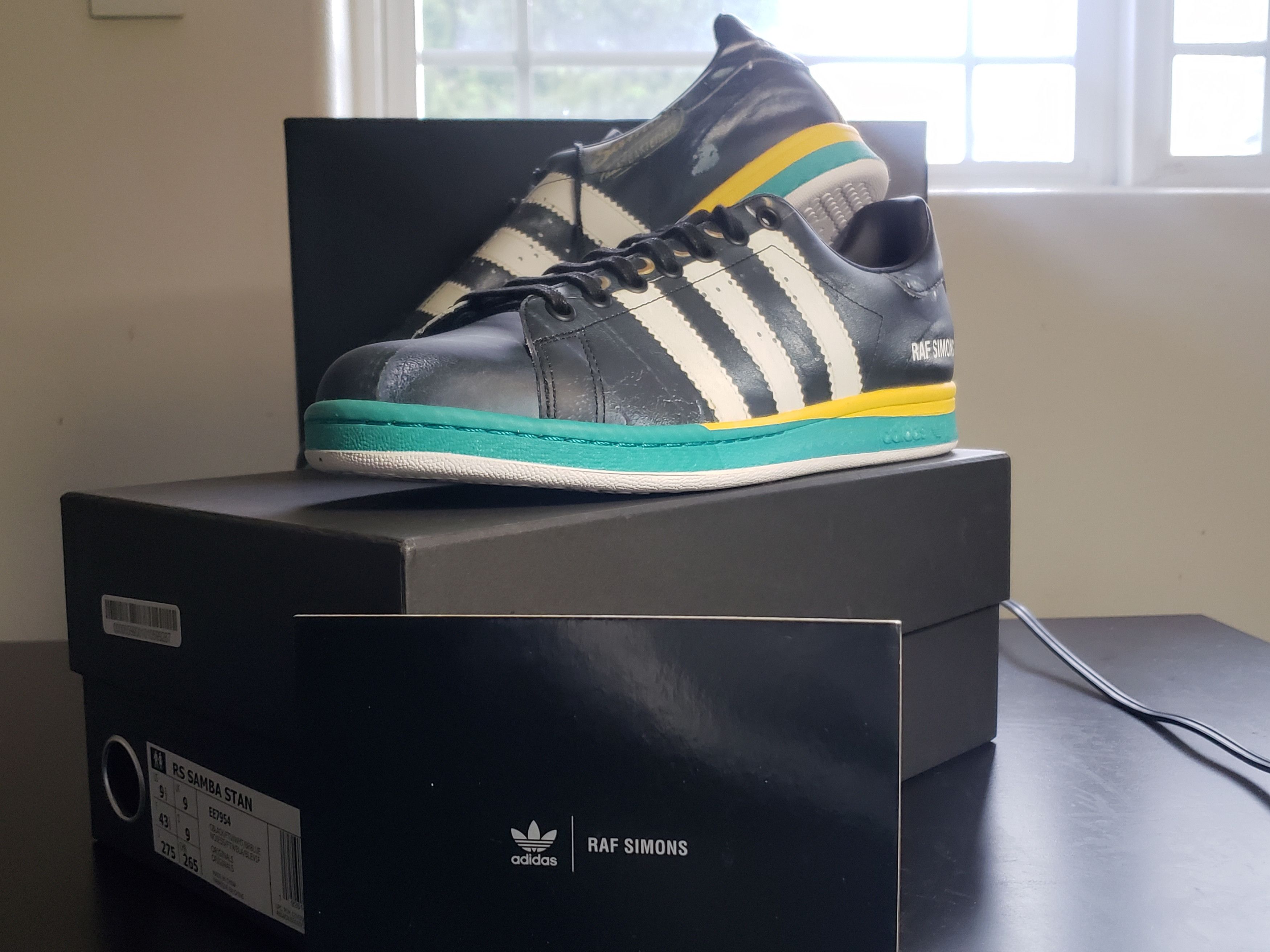 adidas gazelle silver green womens Adidas x Raf Simons Samba Stan main image 0