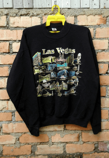 Vintage 90s Las Vegas 50/50 Pullover