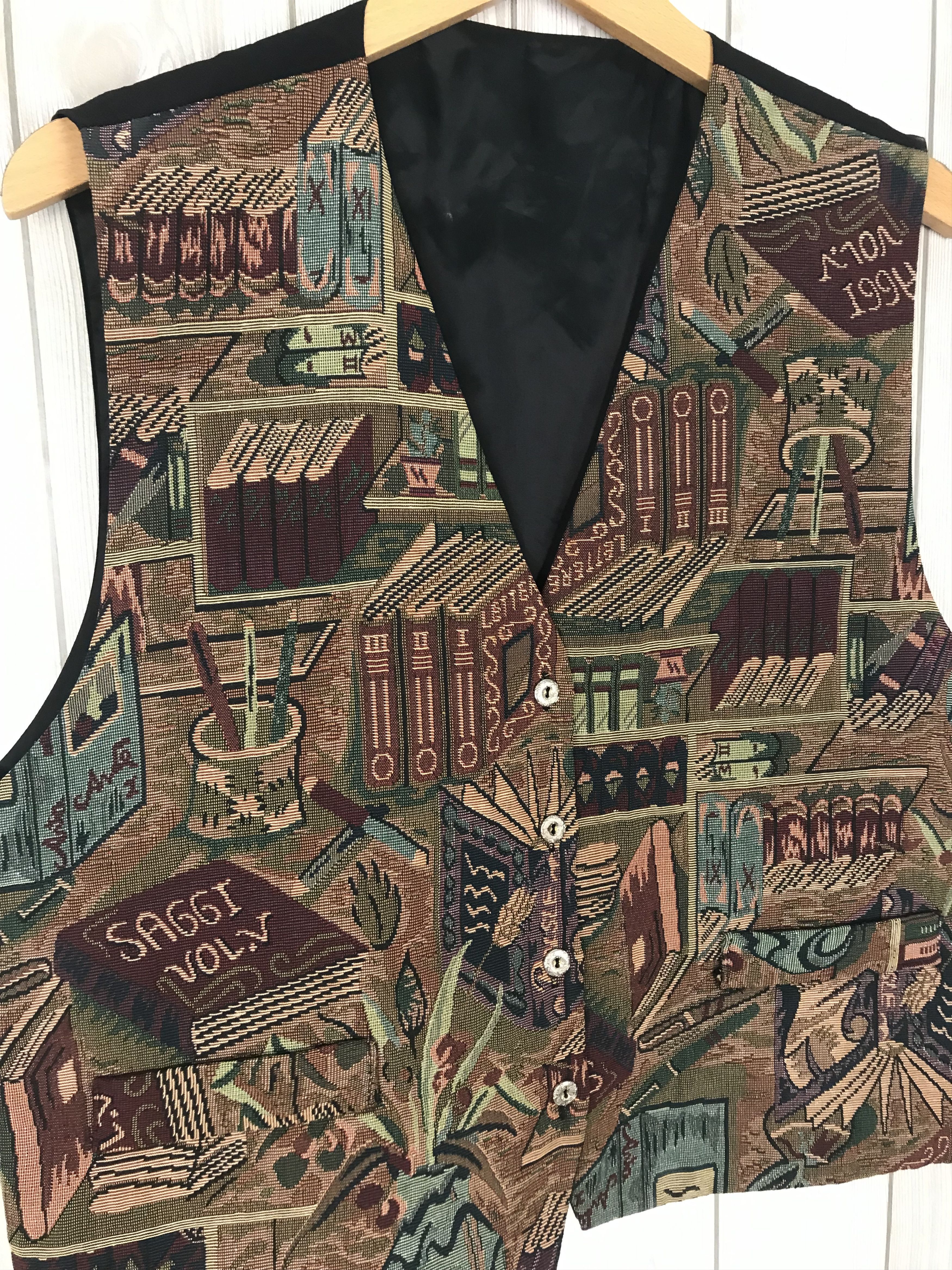 Vintage Vintage Designer Art Embroidered Vest Size US S / EU 44-46 / 1 - 2 Thumbnail