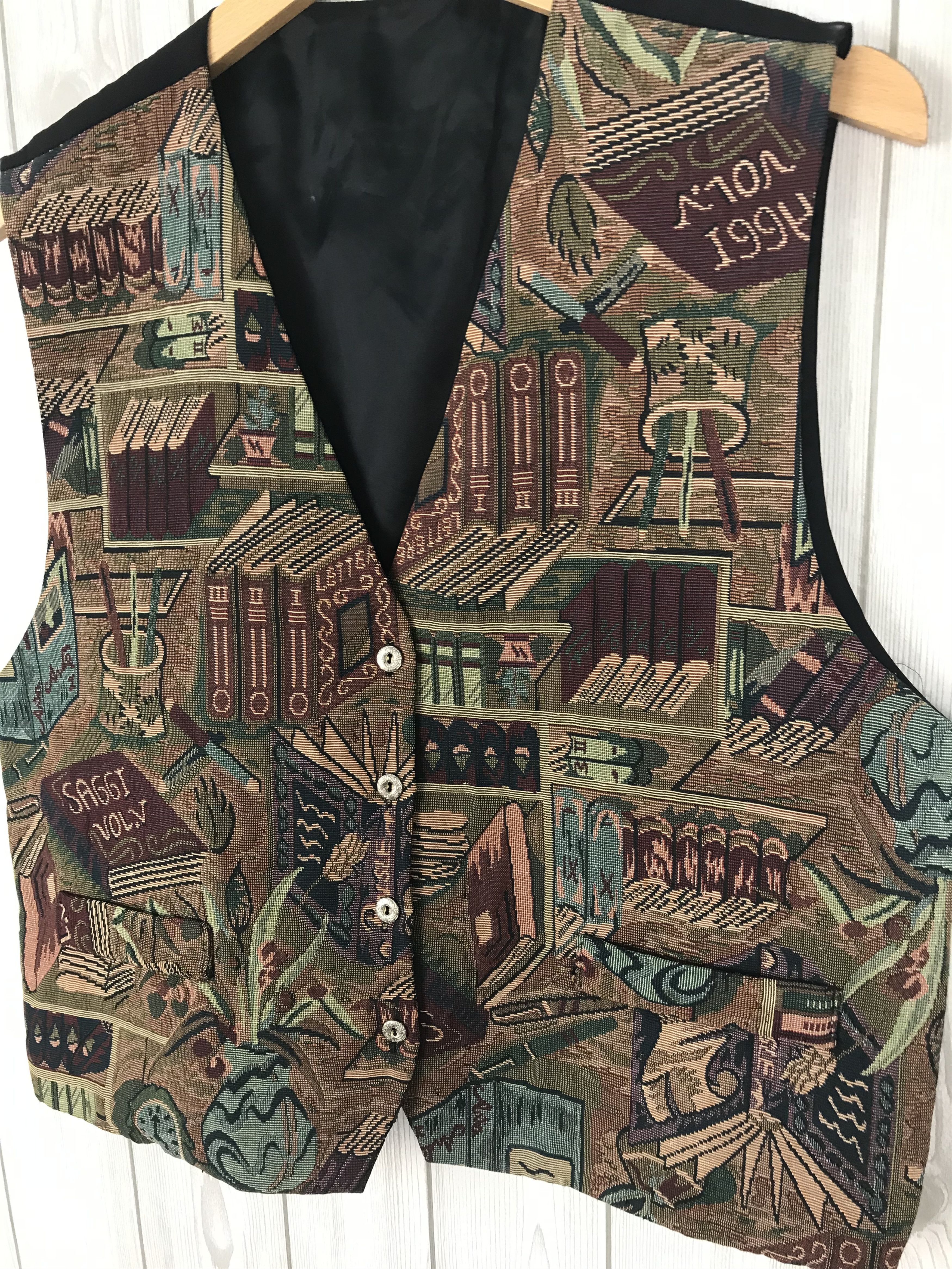 Vintage Vintage Designer Art Embroidered Vest Size US S / EU 44-46 / 1 - 3 Thumbnail