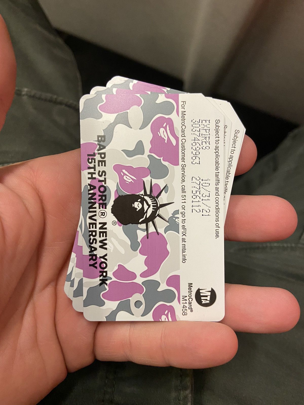 Bape Bape Metro Card Size ONE SIZE - 1 Preview