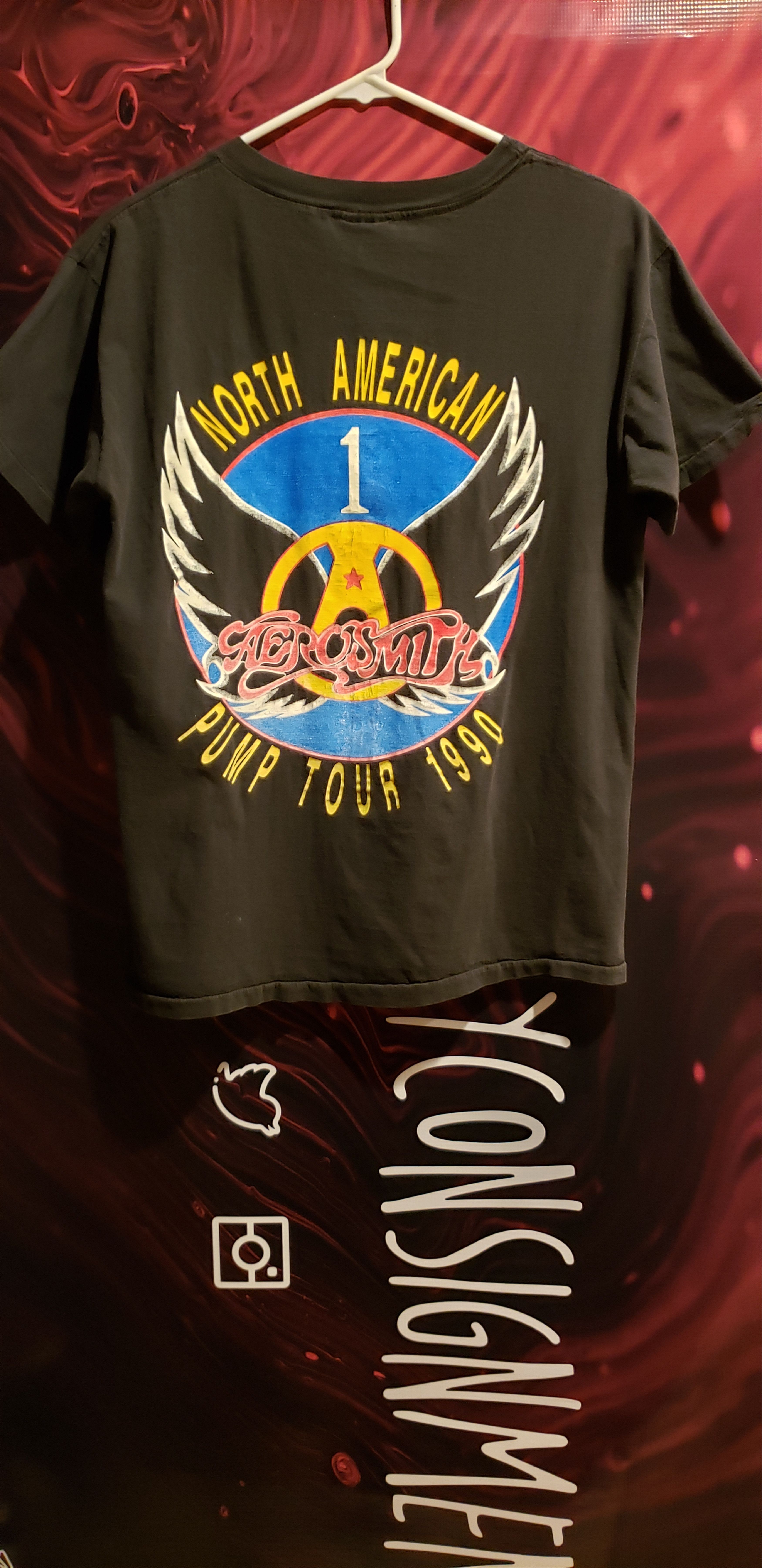 Brockum VTG Vintage 1990 AEROSMITH North American Pump Tour T