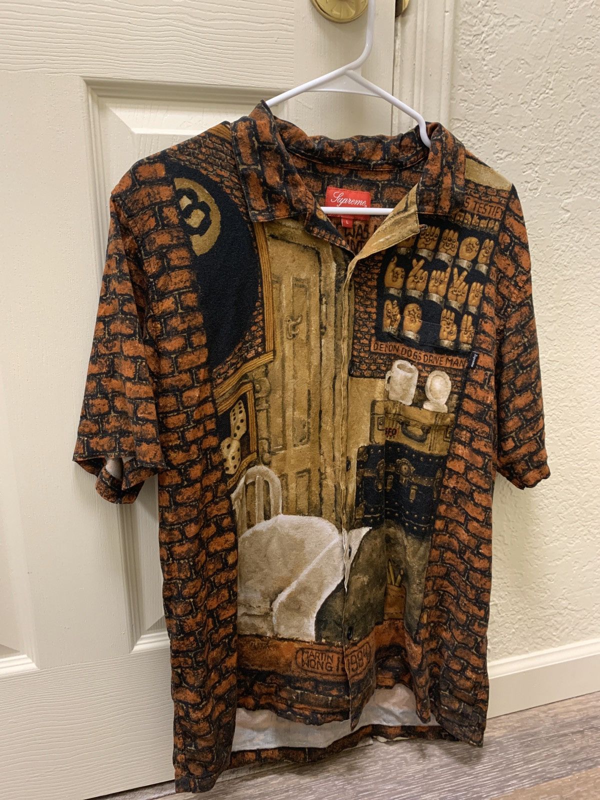 Supreme Martin Wong Secret World Rayon Shirt | Grailed