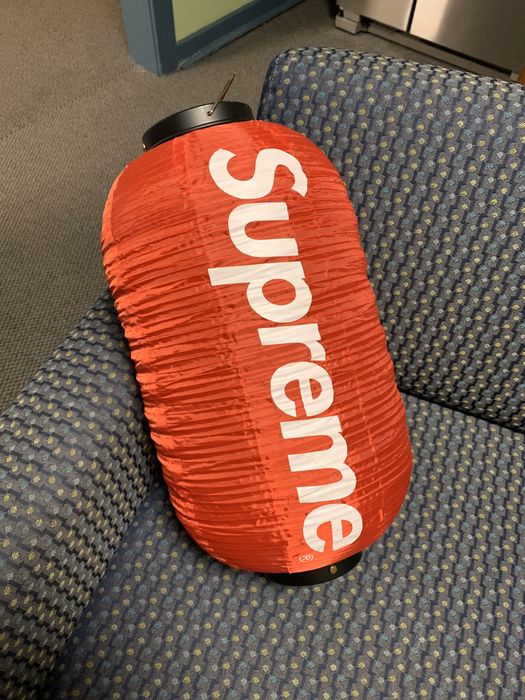 Supreme hanging hot sale lantern red