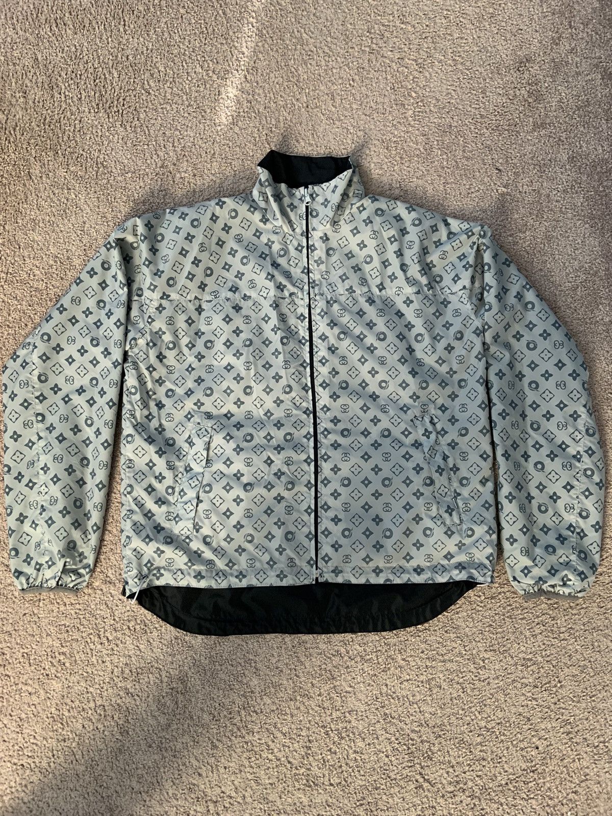 Vintage Stussy x Louis Vuitton monogram reversible jacket