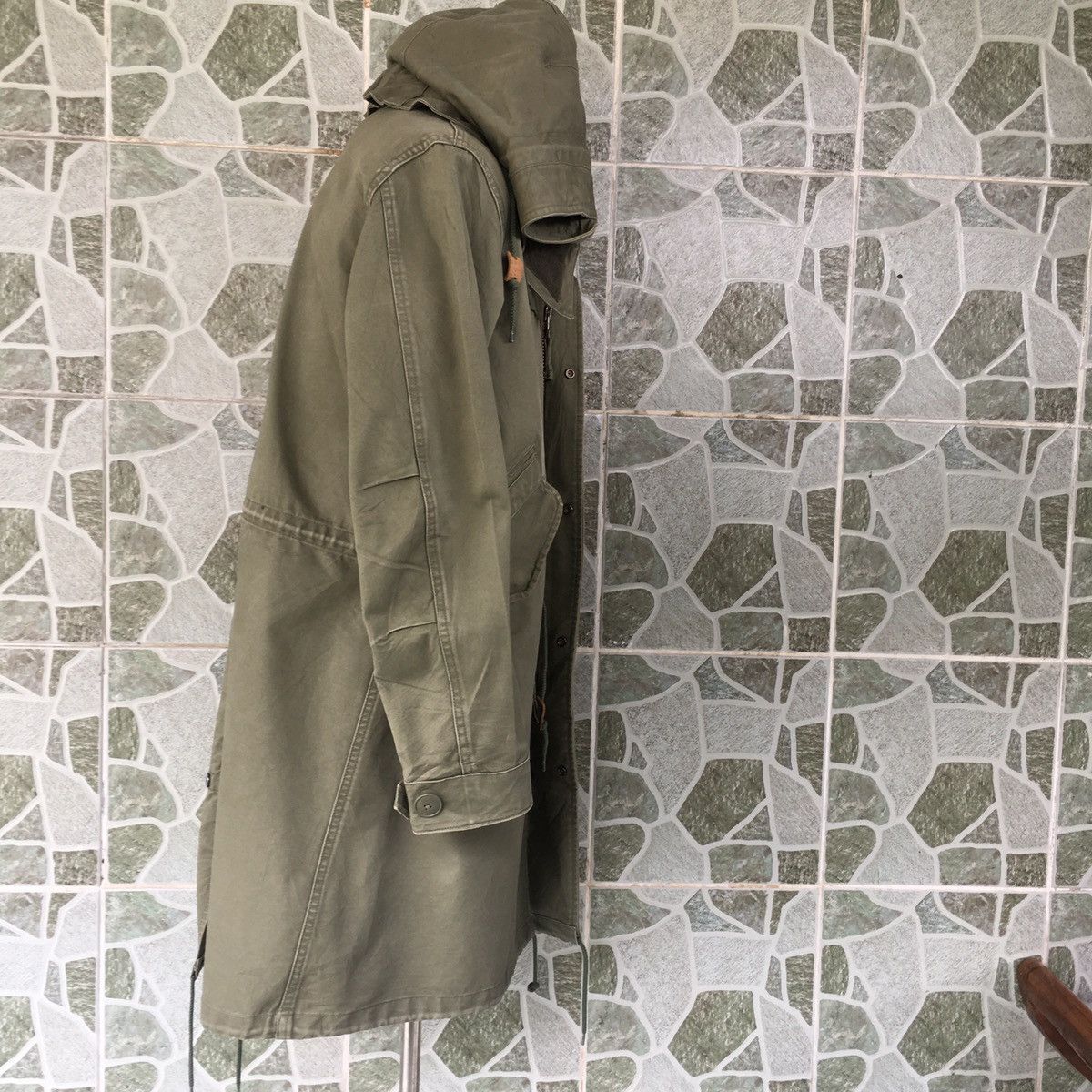 HARE HARE Olive Green Hoodie Parka Streetwear Size US S / EU 44-46 / 1 - 4 Thumbnail