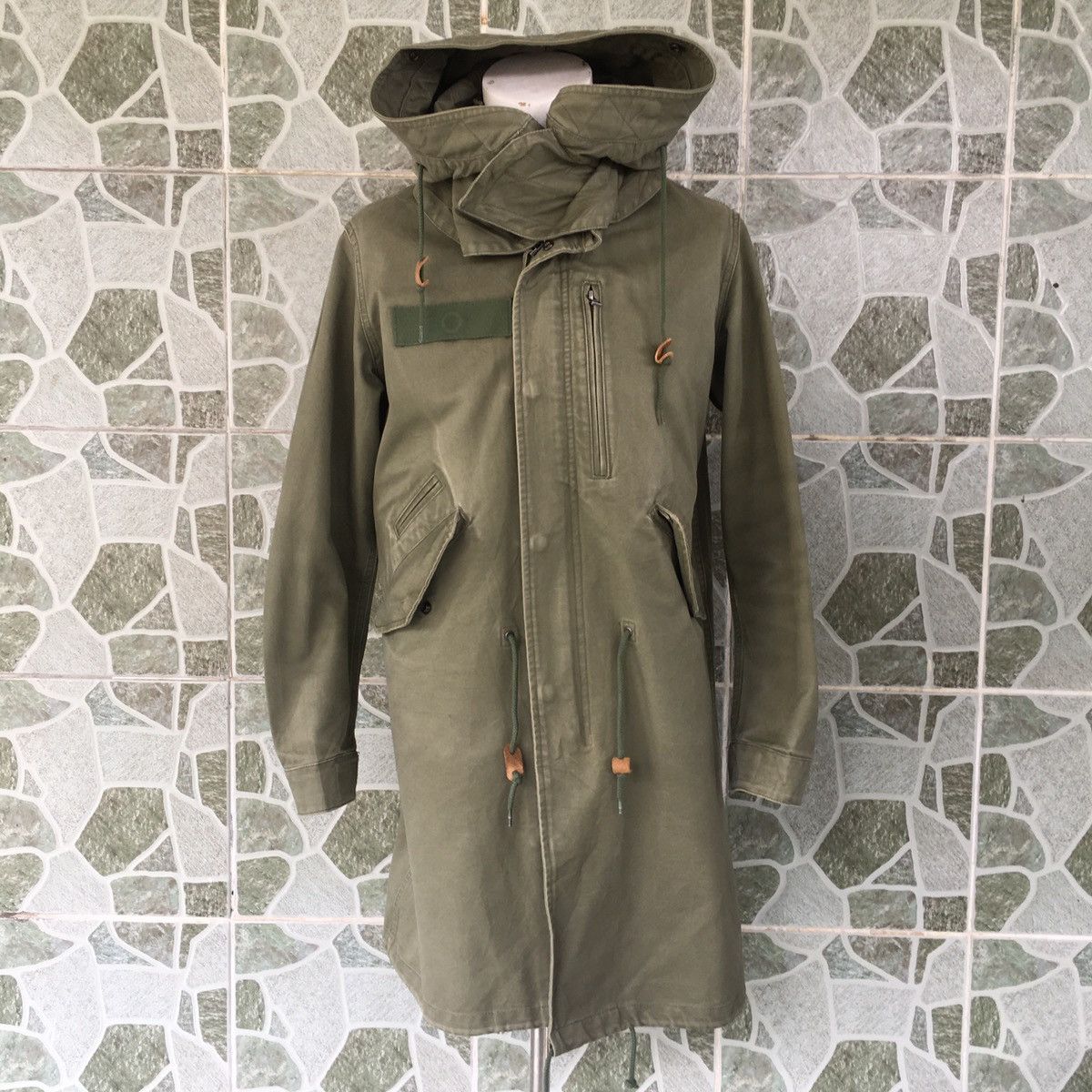 HARE HARE Olive Green Hoodie Parka Streetwear Size US S / EU 44-46 / 1 - 1 Thumbnail