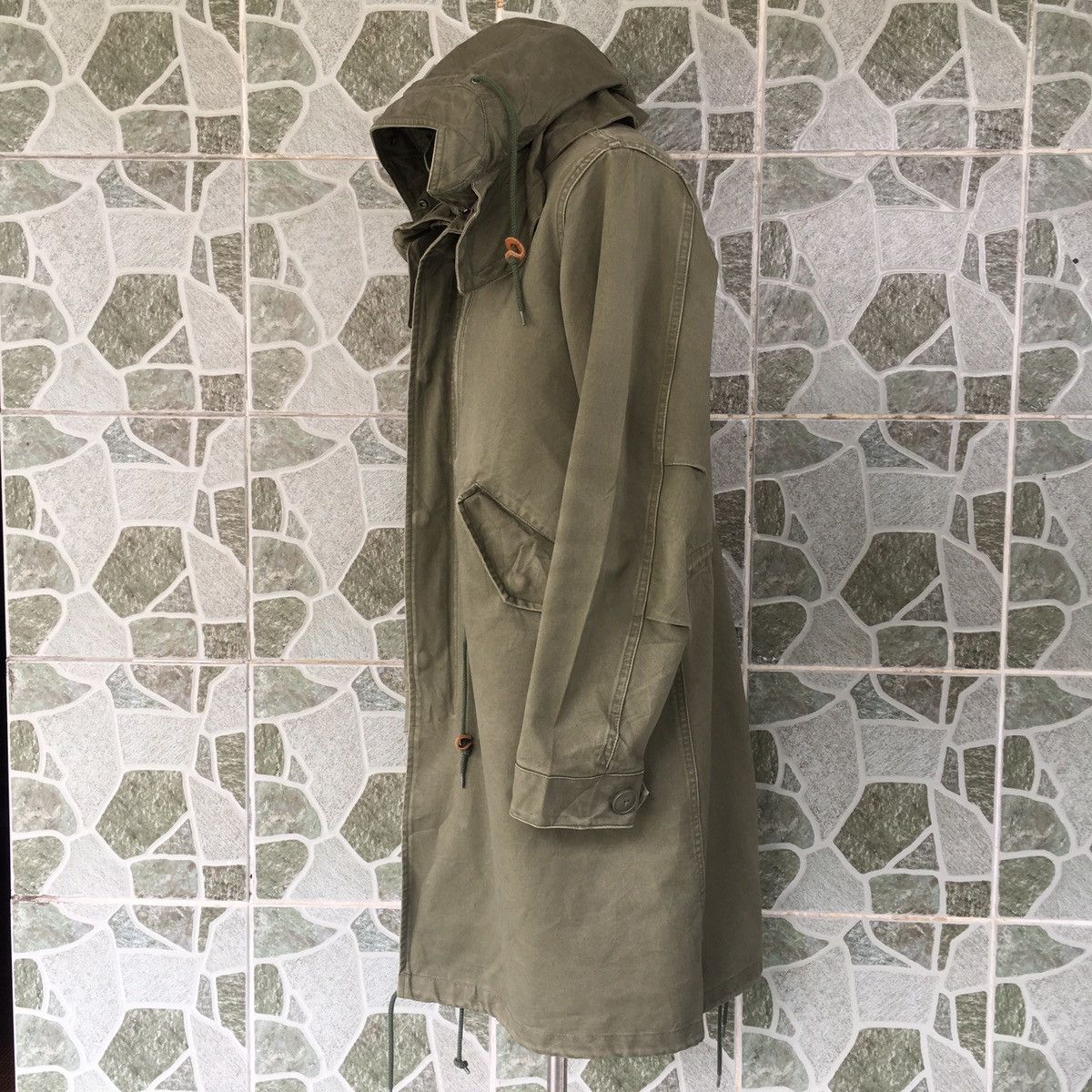 HARE HARE Olive Green Hoodie Parka Streetwear Size US S / EU 44-46 / 1 - 3 Thumbnail