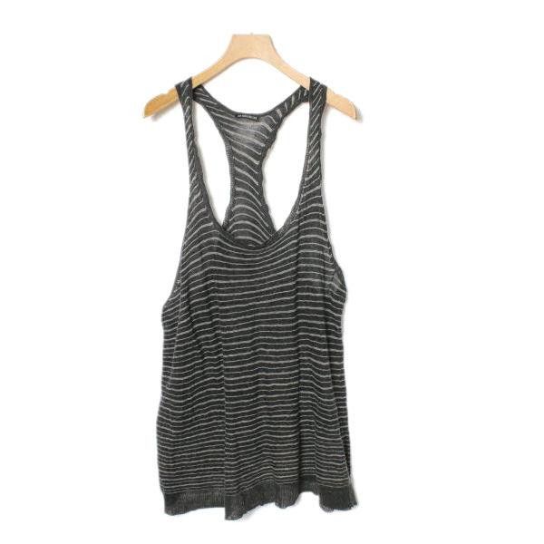 Knit striped tank top