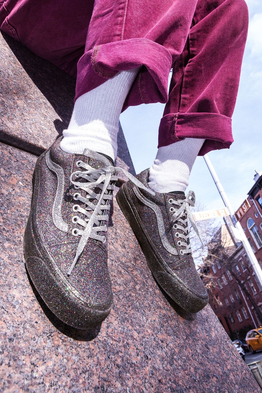 Opening Ceremony Vans Old Skool OG LX Grey Glitter size
