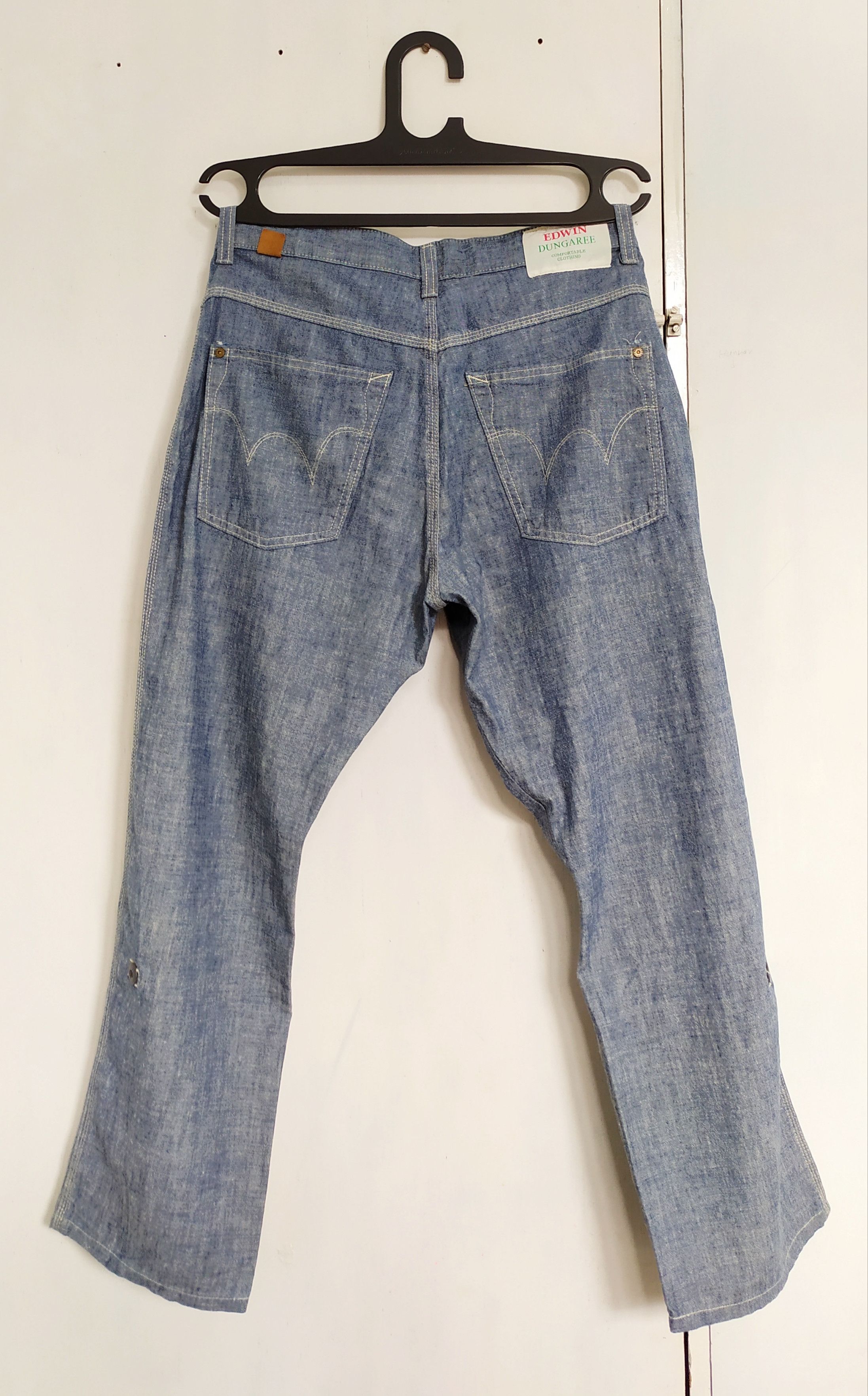 If Six Was Nine EDWIN Dungaree Japanese Brand Trouser Pant size L Size US 34 / EU 50 - 2 Thumbnail
