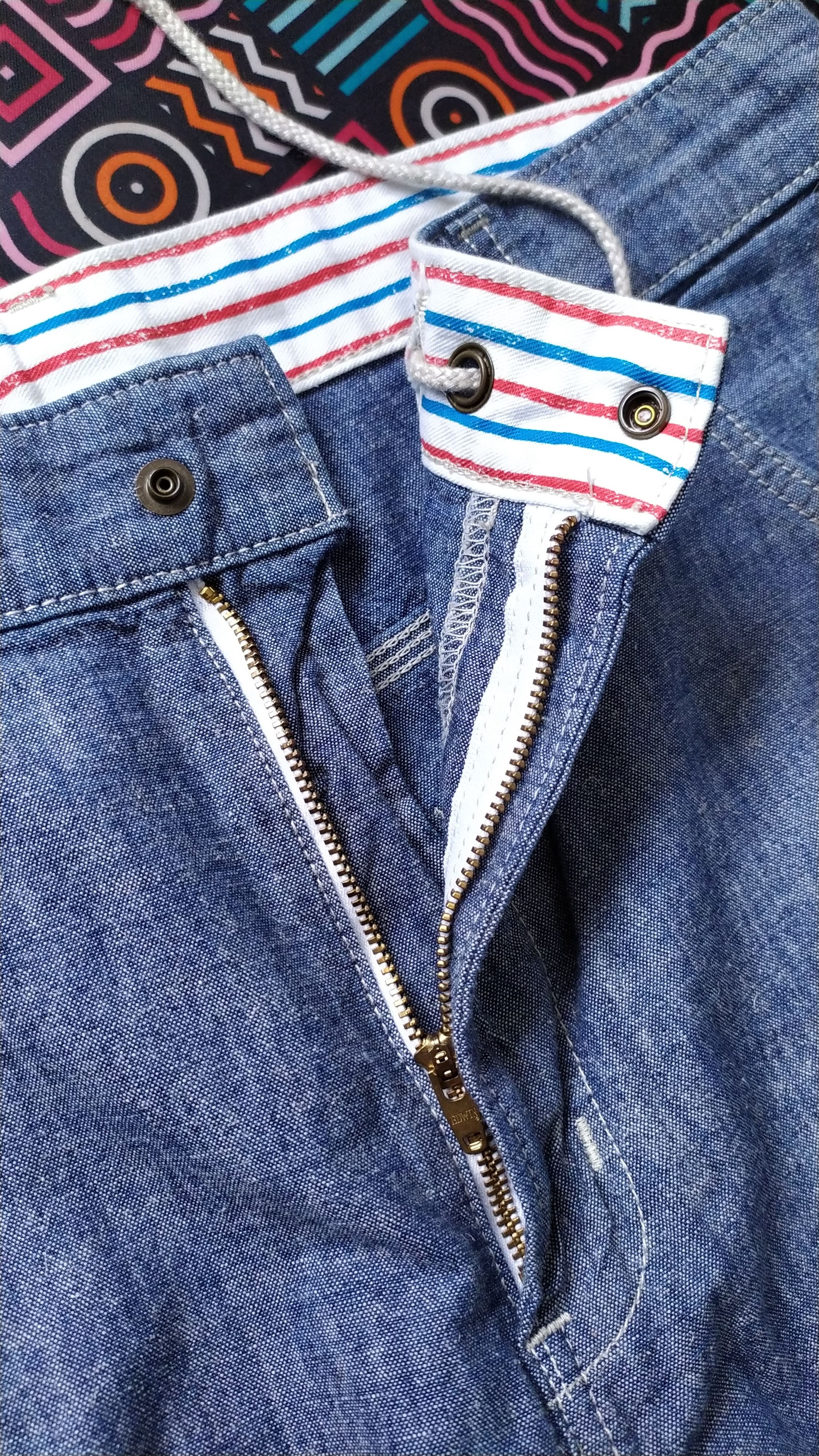 If Six Was Nine EDWIN Dungaree Japanese Brand Trouser Pant size L Size US 34 / EU 50 - 7 Thumbnail