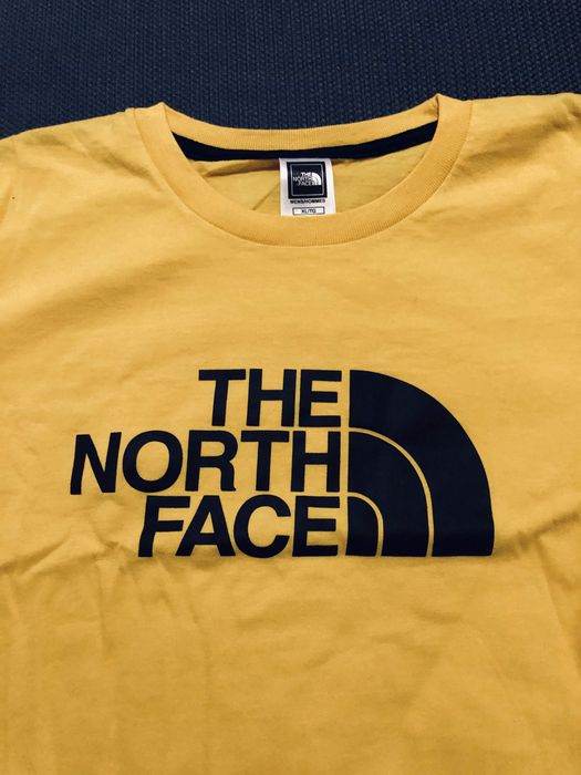 The North Face The North Face Black Logo yellow Tee | Grailed