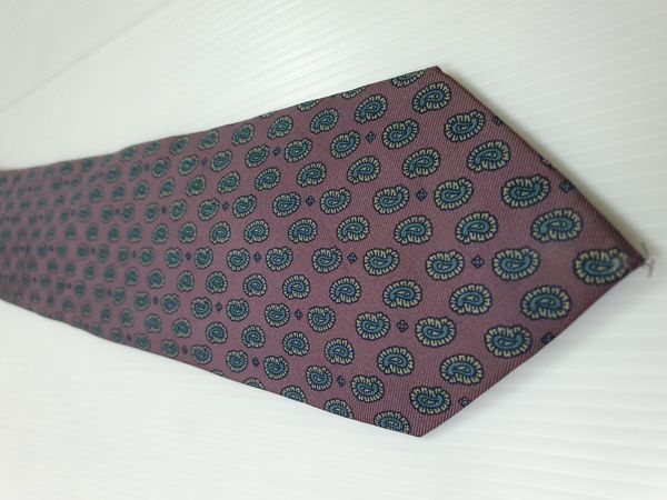Daks London DAKS Small Paisley Pattern Silk Ties Men's Necktie | Grailed