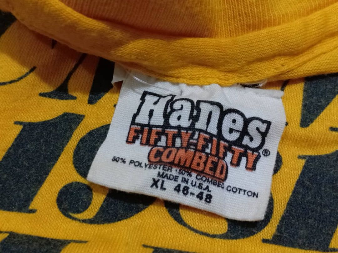 Hanes Vintage Nike Tee 50/50 Hanes Sport Brand 12/19 Size US XL / EU 56 / 4 - 3 Thumbnail