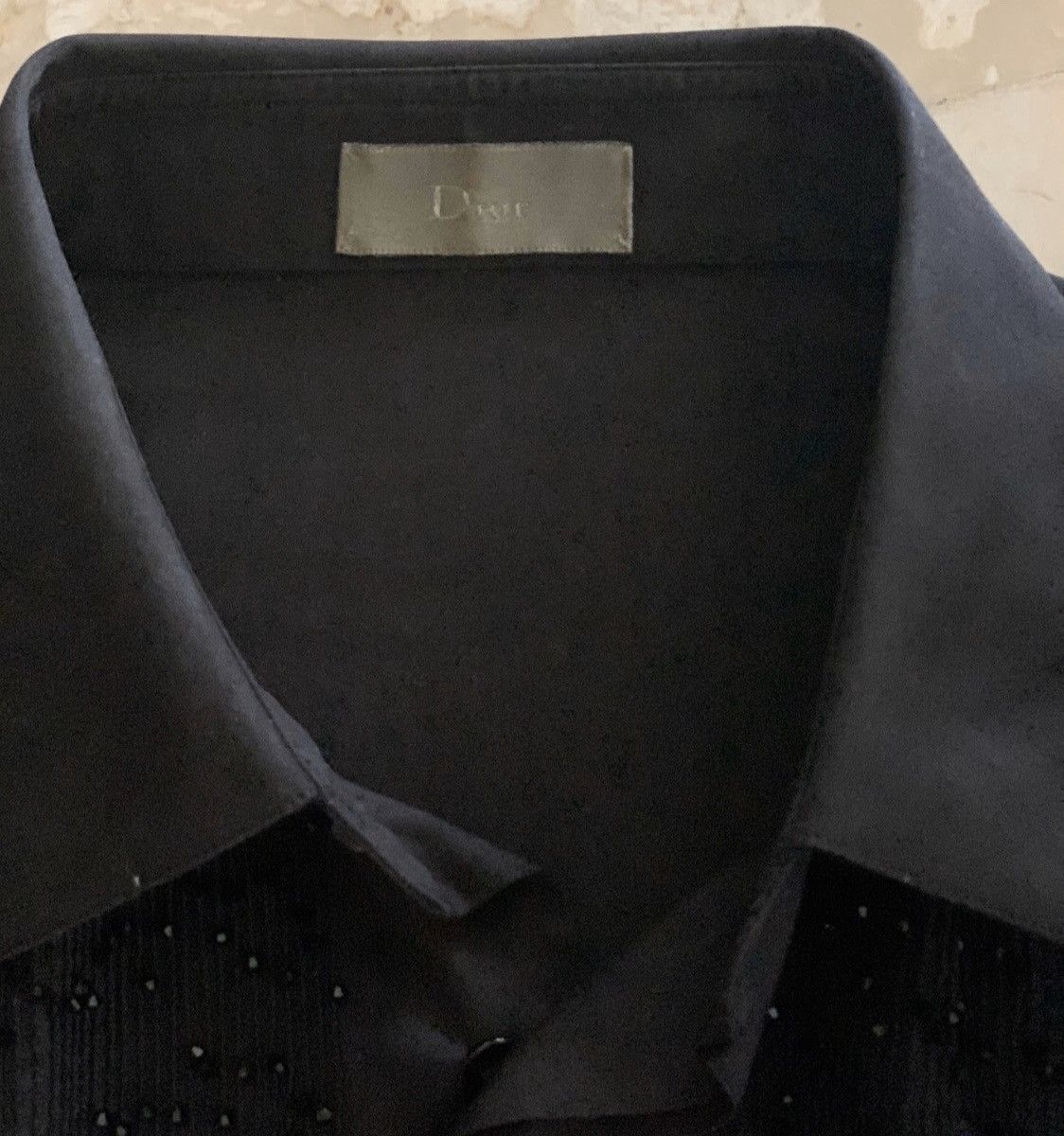 Dior × Kris Van Assche DIOR Homme by Kris Van Assche black slim fit shirt. Size US S / EU 44-46 / 1 - 4 Thumbnail