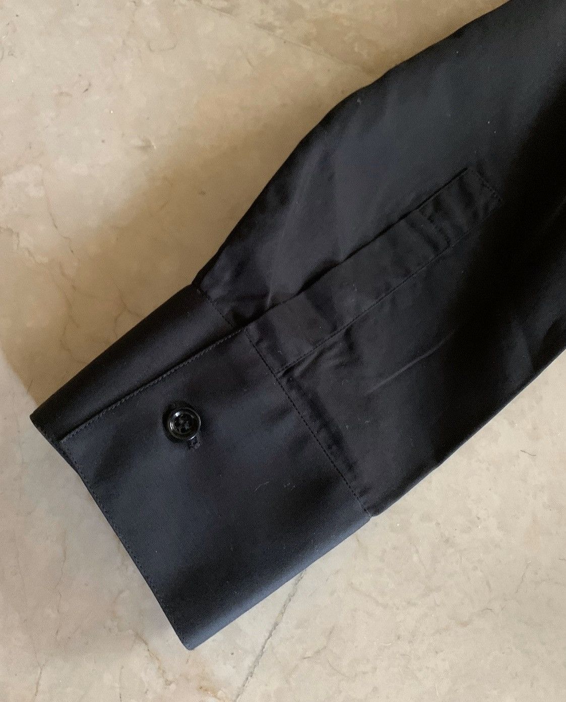 Dior × Kris Van Assche DIOR Homme by Kris Van Assche black slim fit shirt. Size US S / EU 44-46 / 1 - 8 Thumbnail