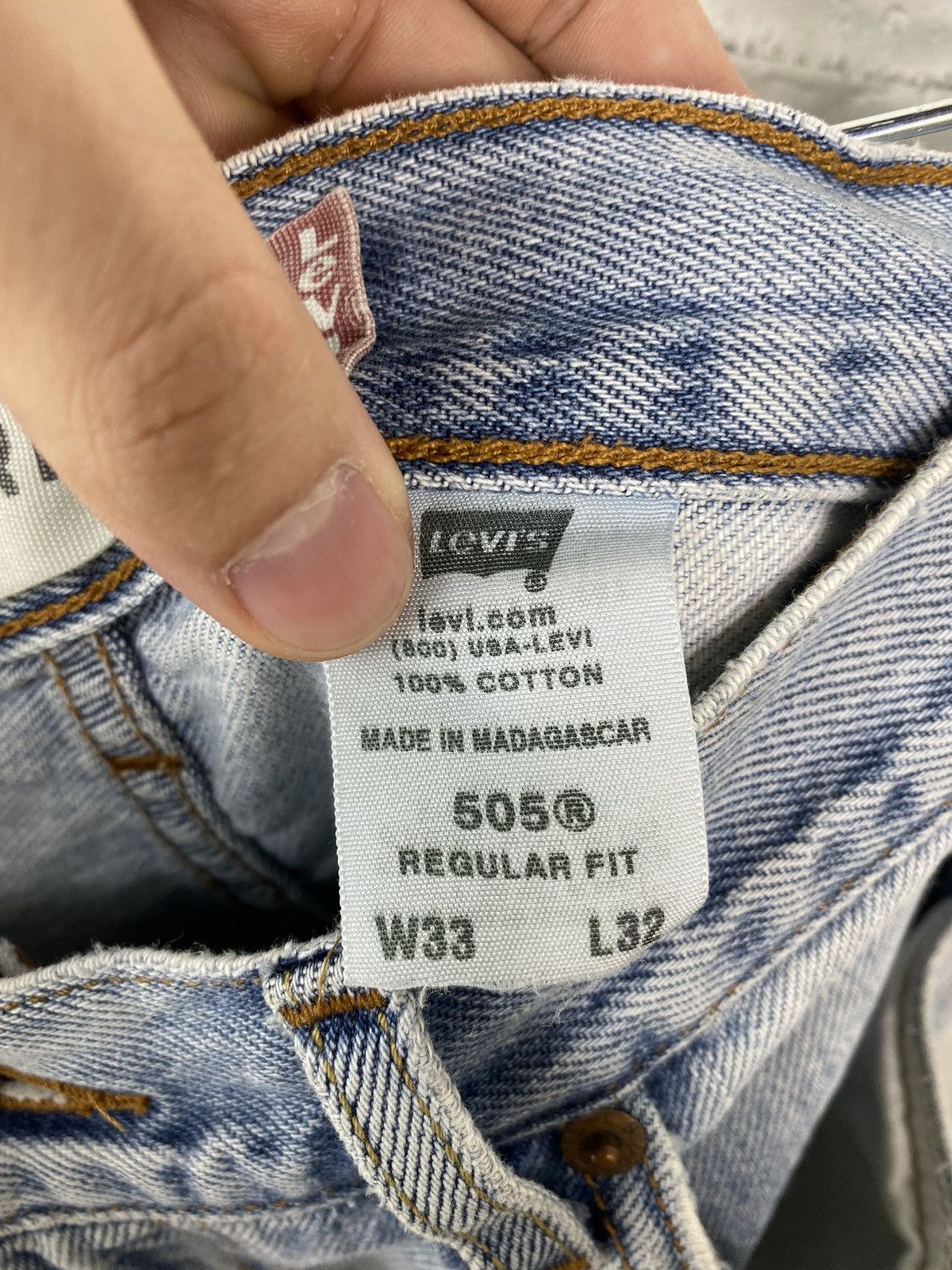Levi's Vintage Blue Denim Levi’s Size US 33 - 10 Thumbnail