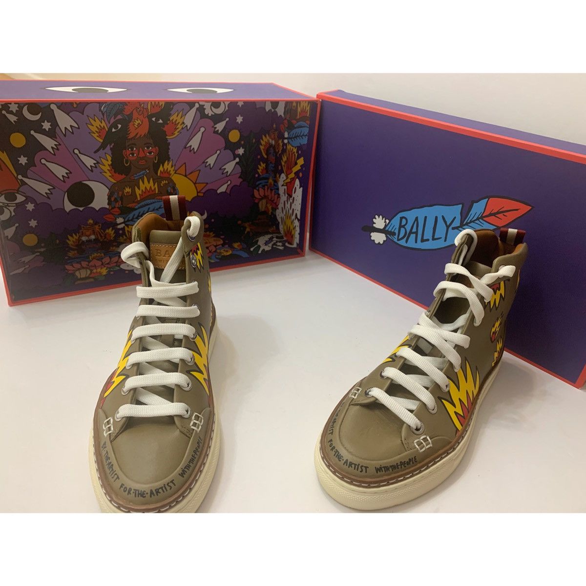 Bally BALLY X SWIZZ BEATZ HERCULES HiGH TOP SNEAKER Grailed