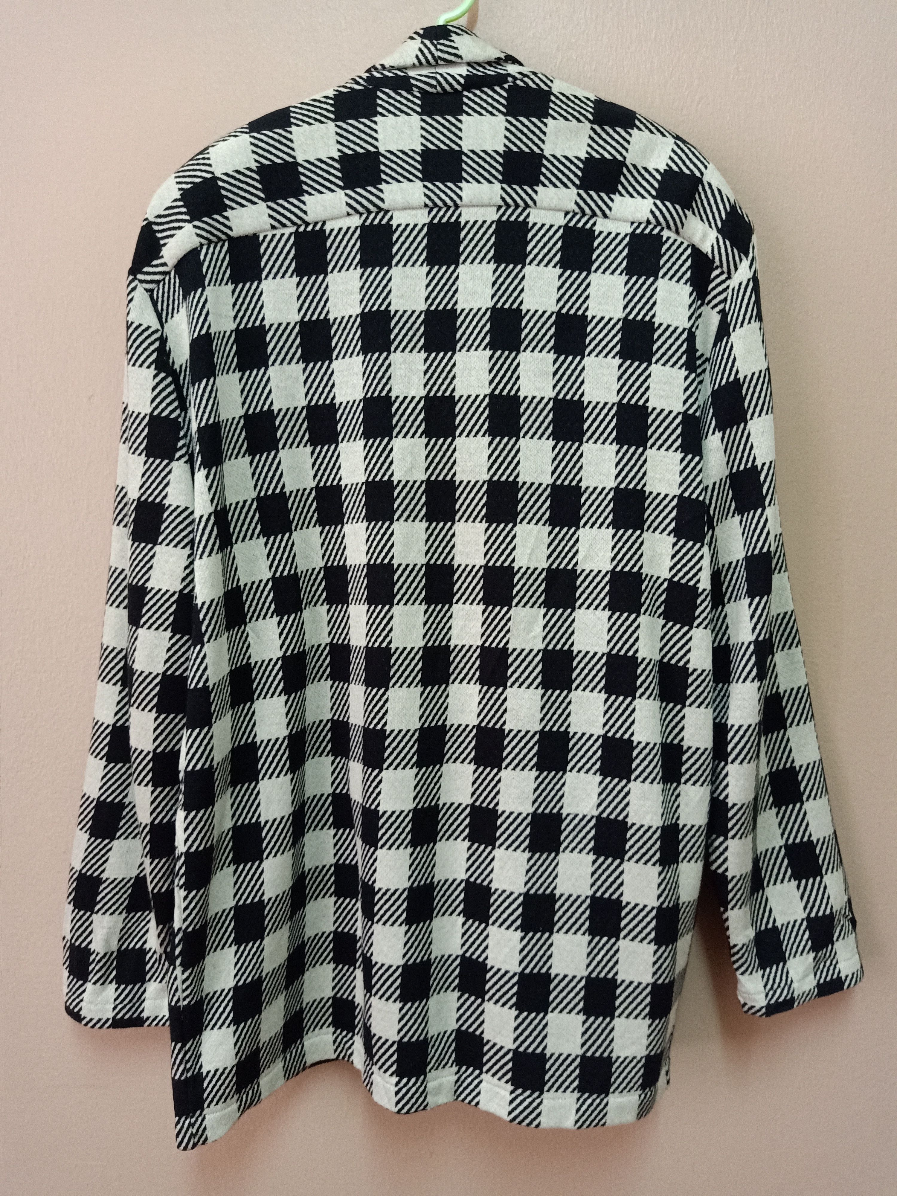Designer Norma Kamali Tartan Cardigan Size US L / EU 52-54 / 3 - 6 Thumbnail