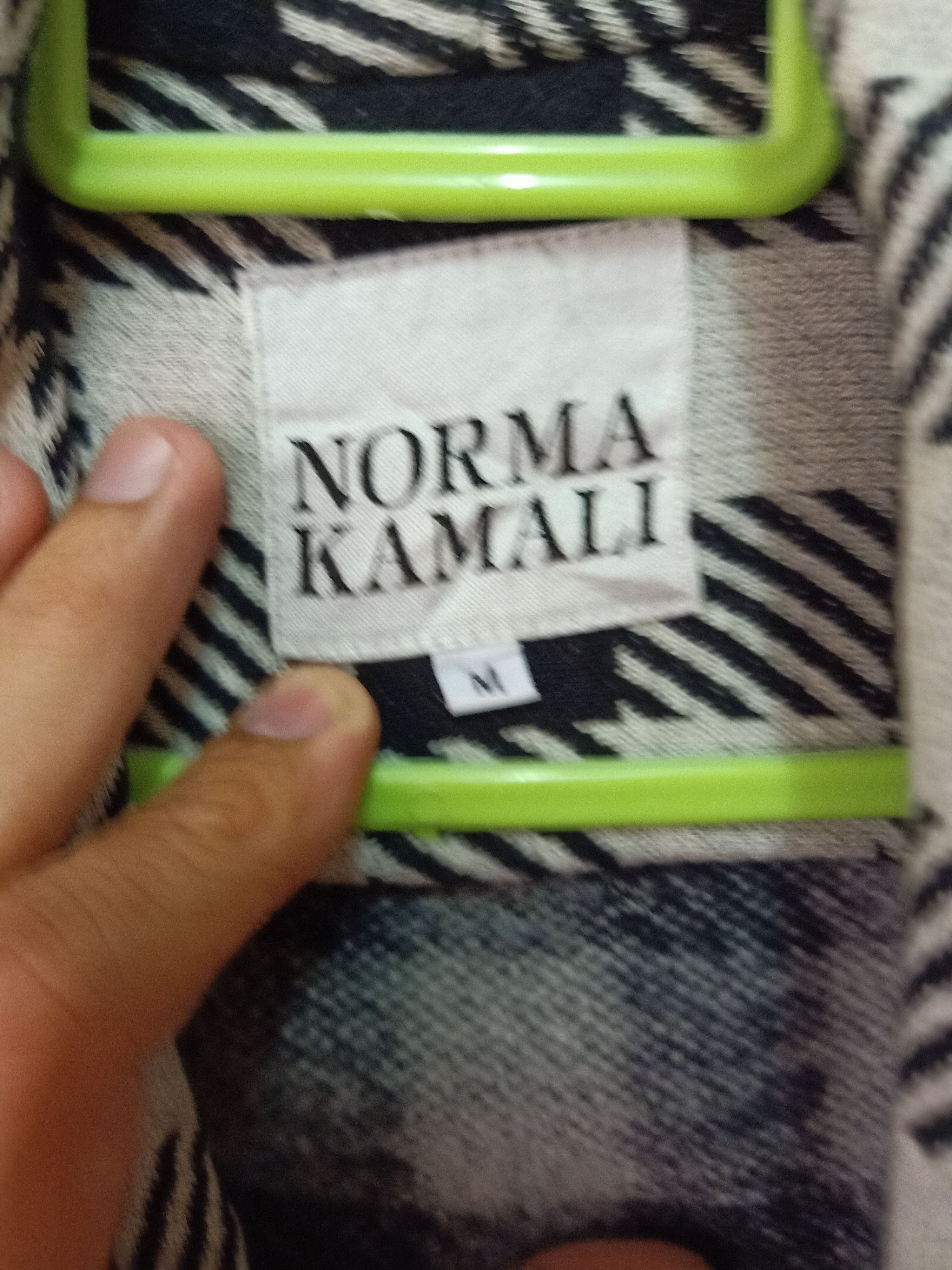 Designer Norma Kamali Tartan Cardigan Size US L / EU 52-54 / 3 - 2 Thumbnail